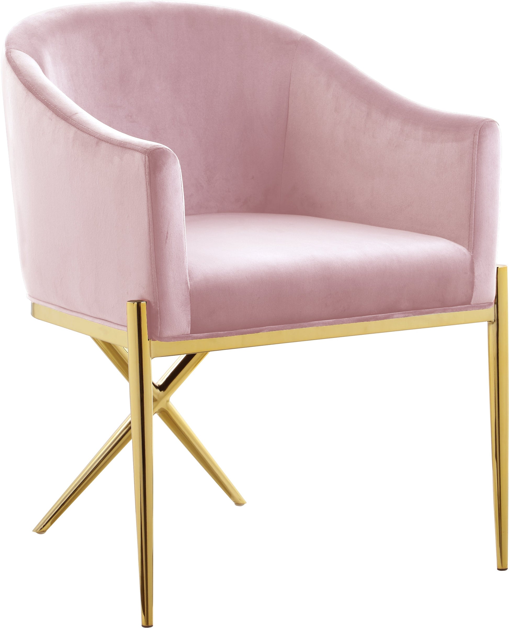 Xavier Velvet Dining Chair - Furniture Depot