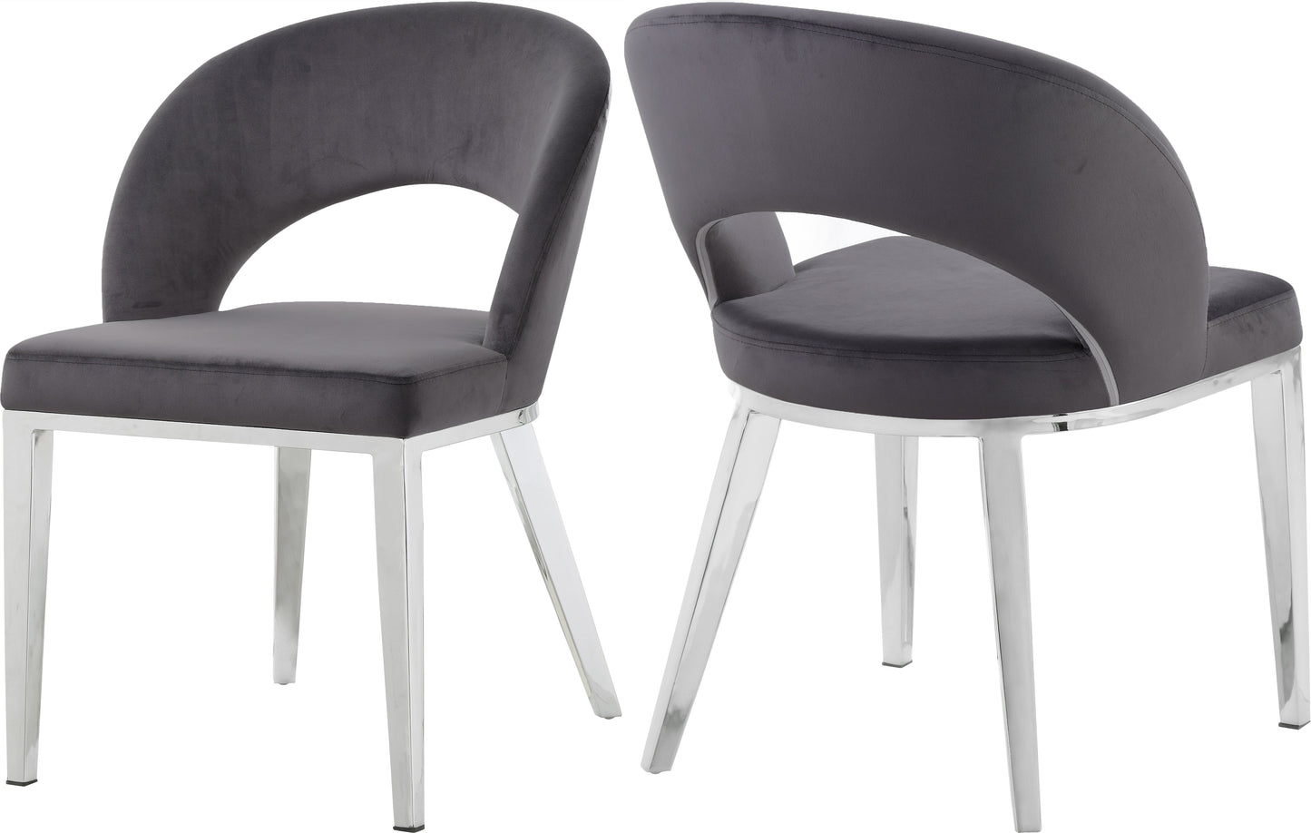 Roberto Velvet Dining Chair - Furniture Depot