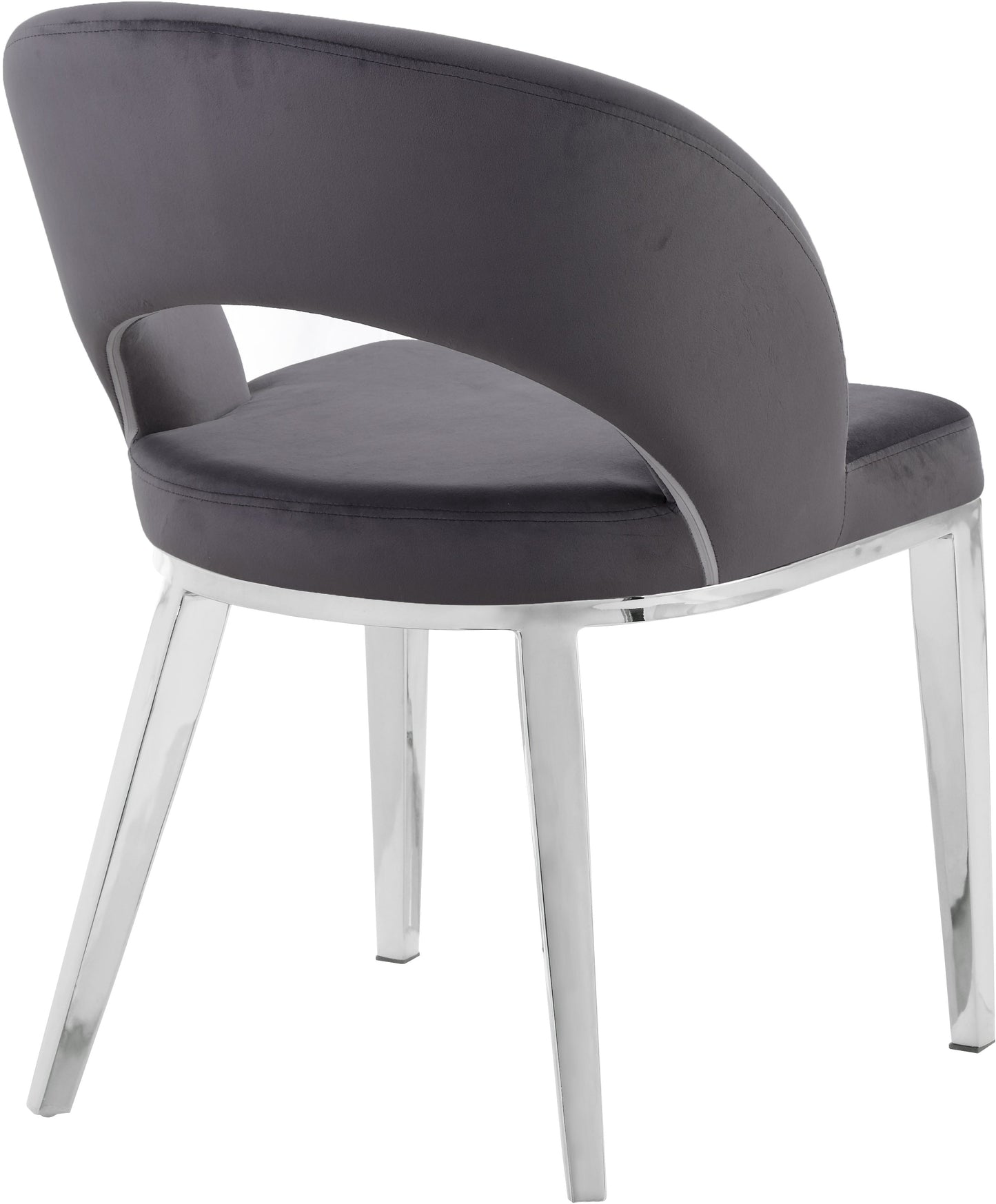 Roberto Velvet Dining Chair - Furniture Depot