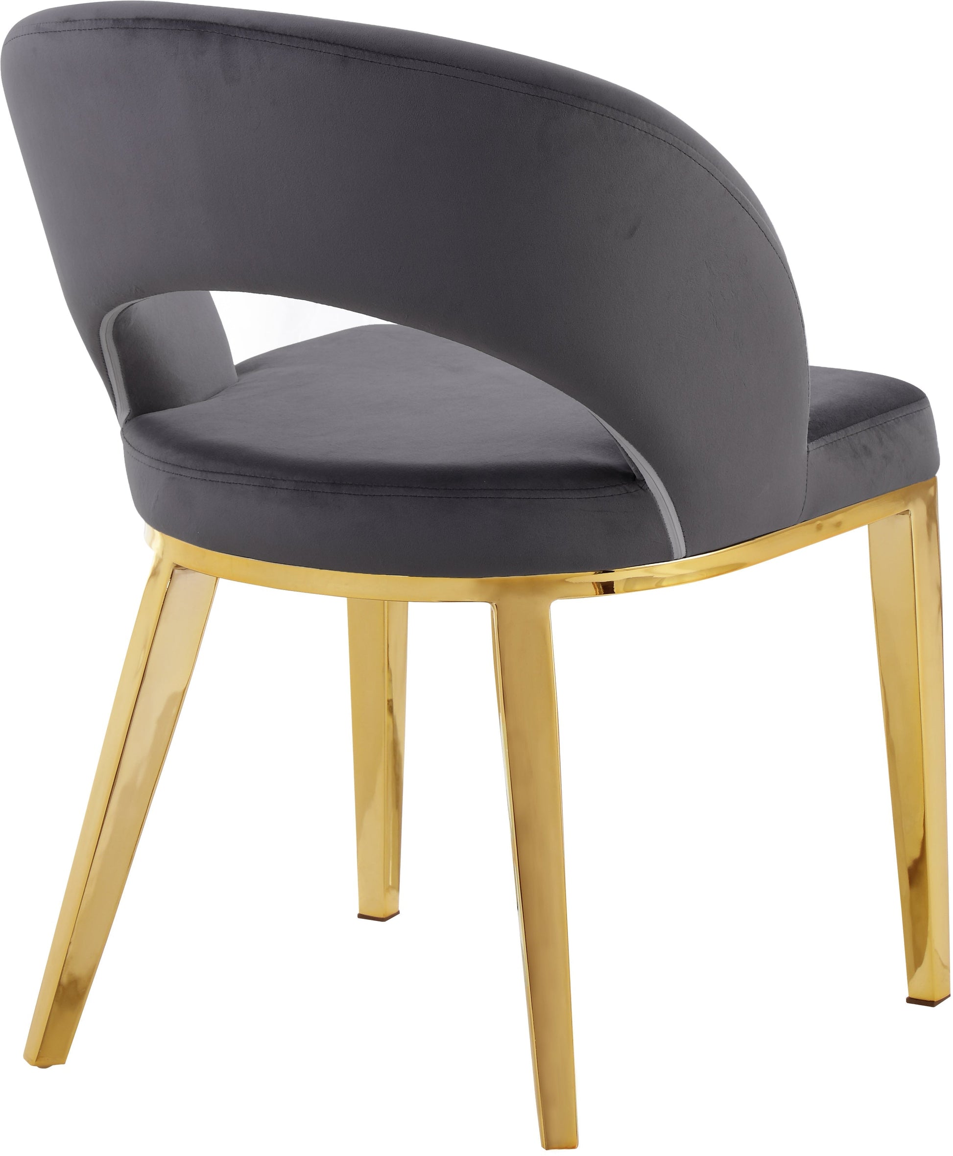 Roberto Velvet Dining Chair - Furniture Depot