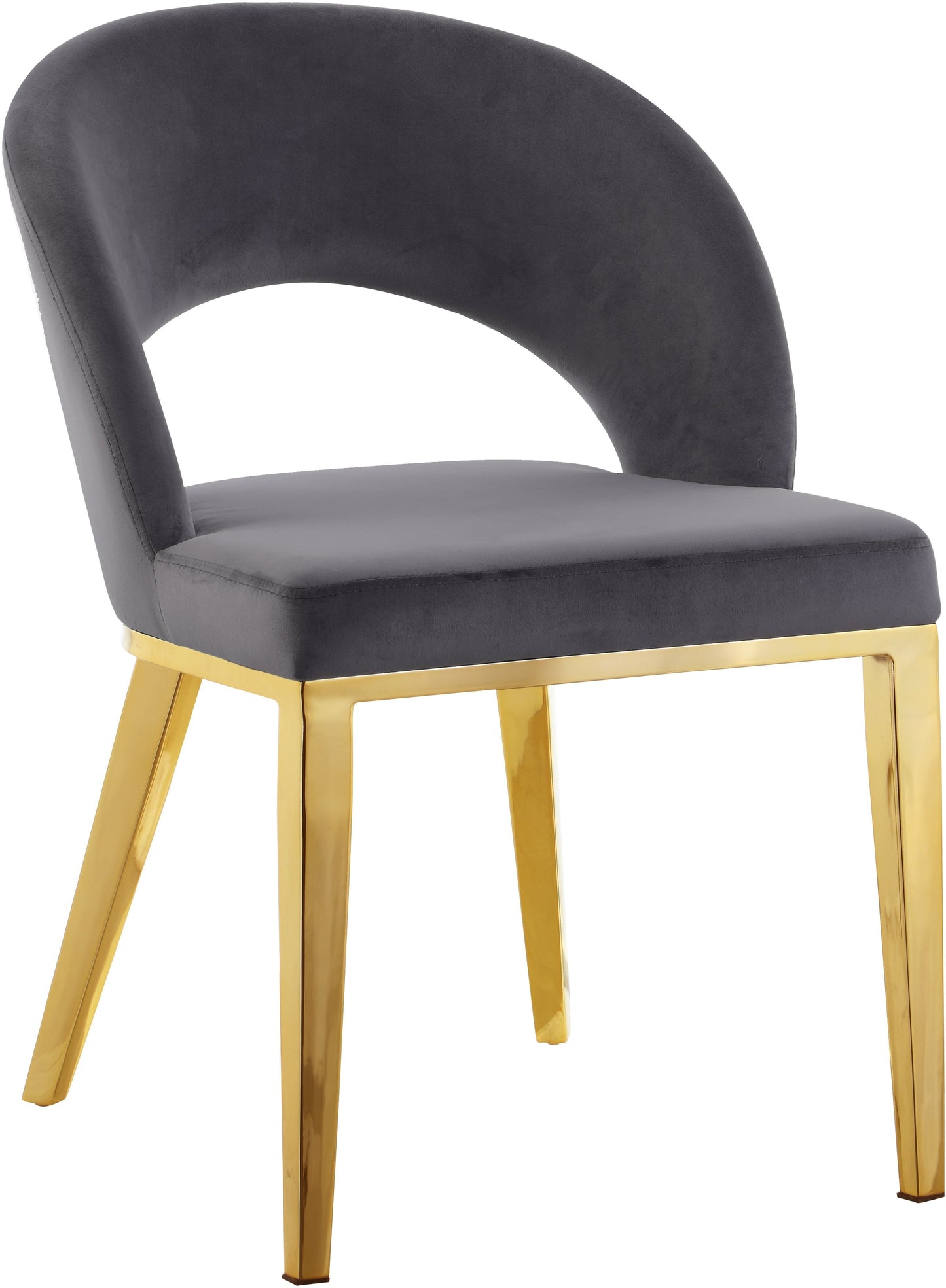 Roberto Velvet Dining Chair - Furniture Depot