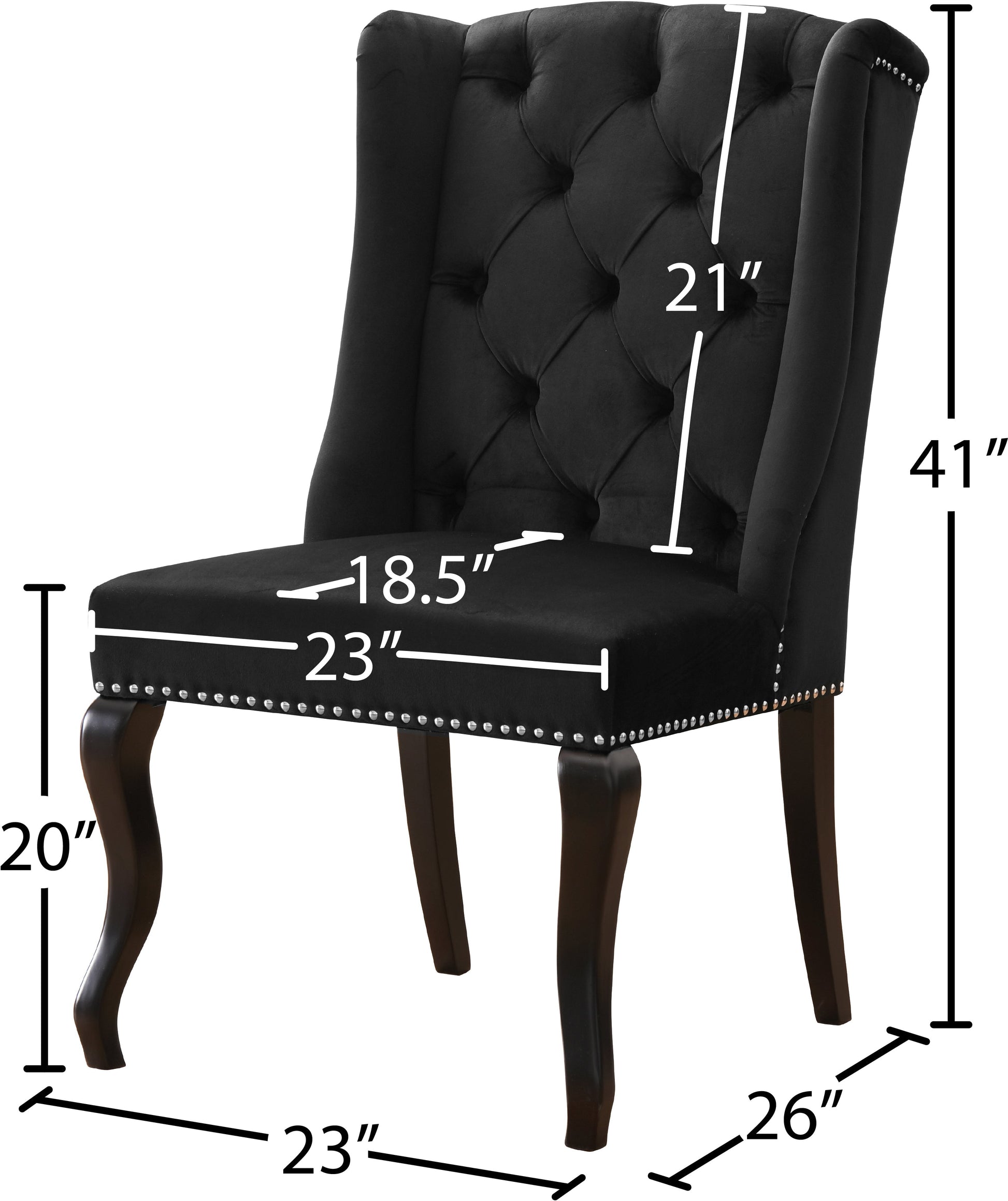 Suri Velvet Dining Chair - Furniture Depot