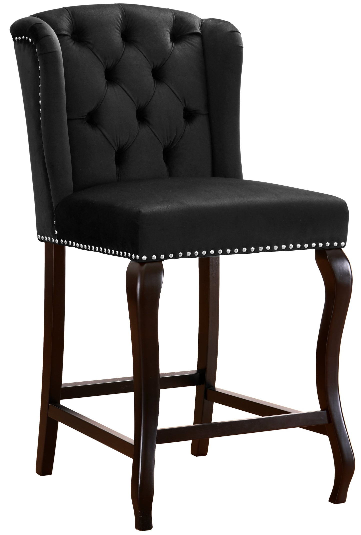 Suri Velvet Stool - Furniture Depot (7679016796408)