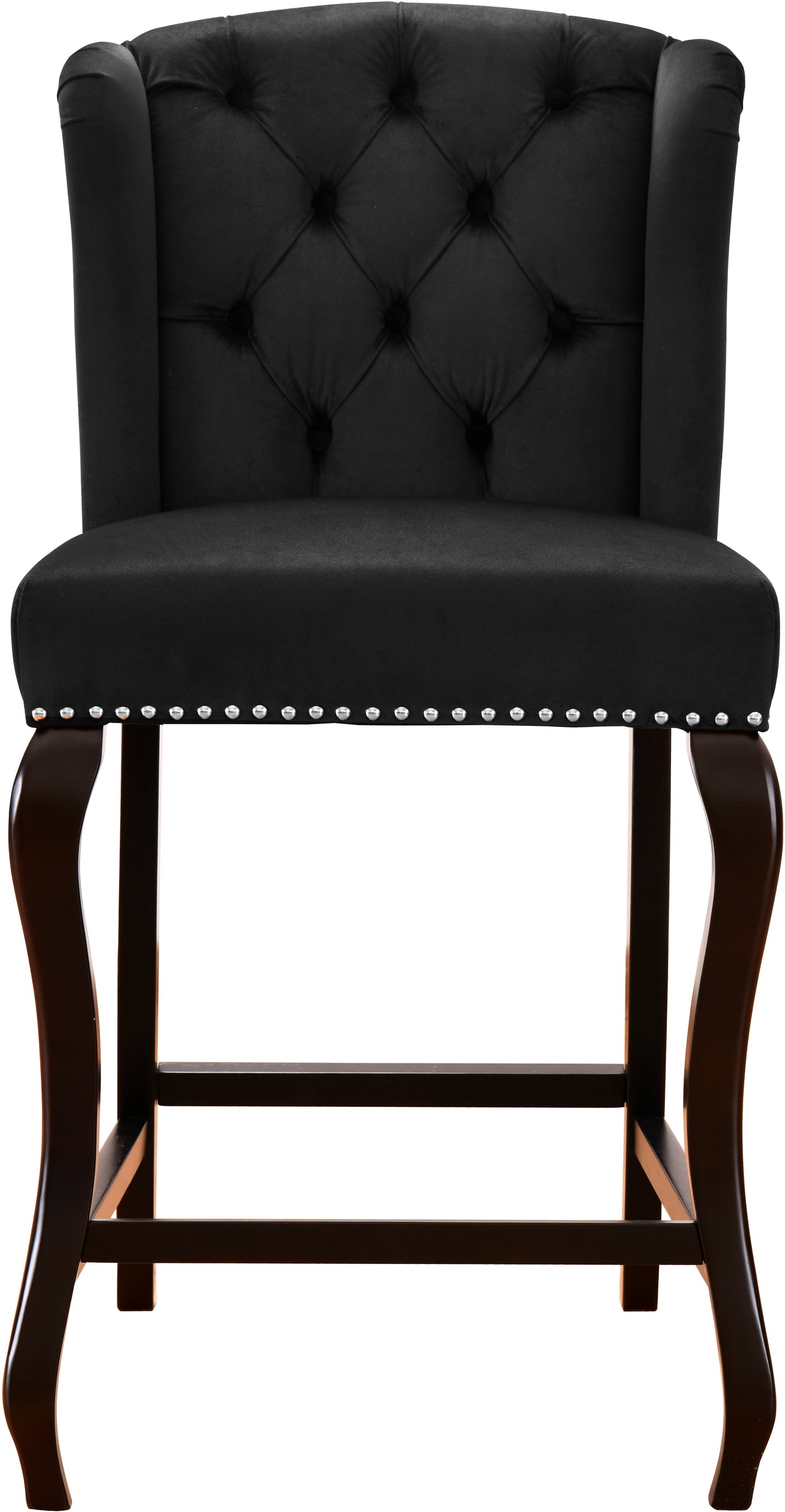 Suri Velvet Stool - Furniture Depot (7679016796408)