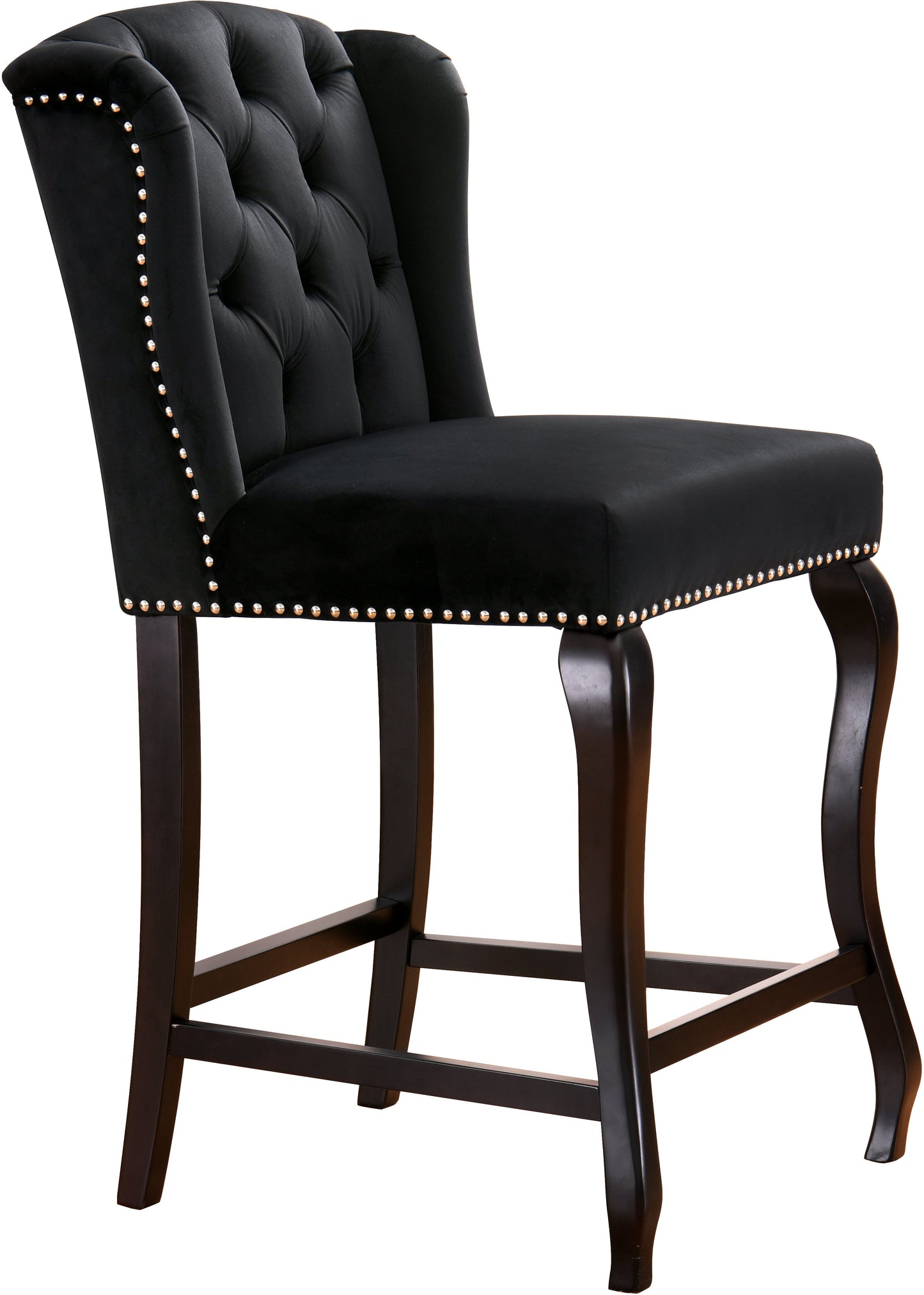 Suri Velvet Stool - Furniture Depot (7679016796408)