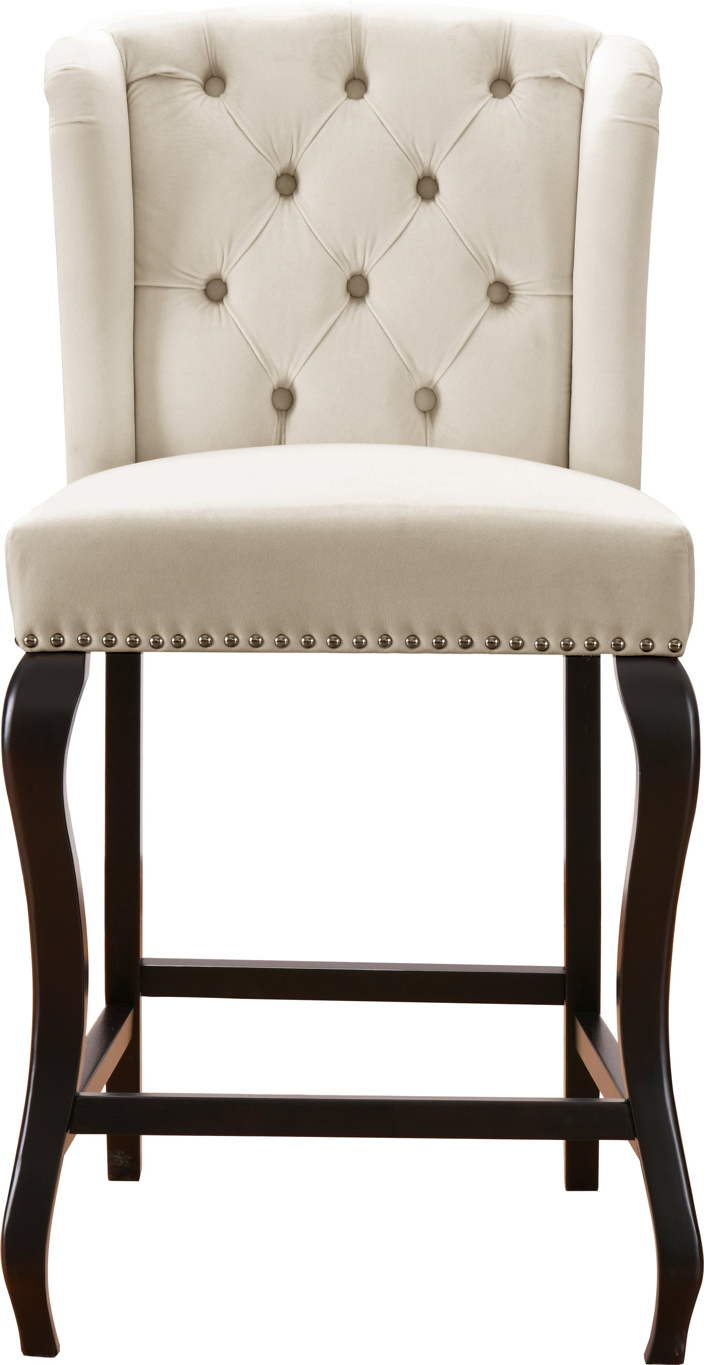 Suri Velvet Stool - Furniture Depot (7679016796408)