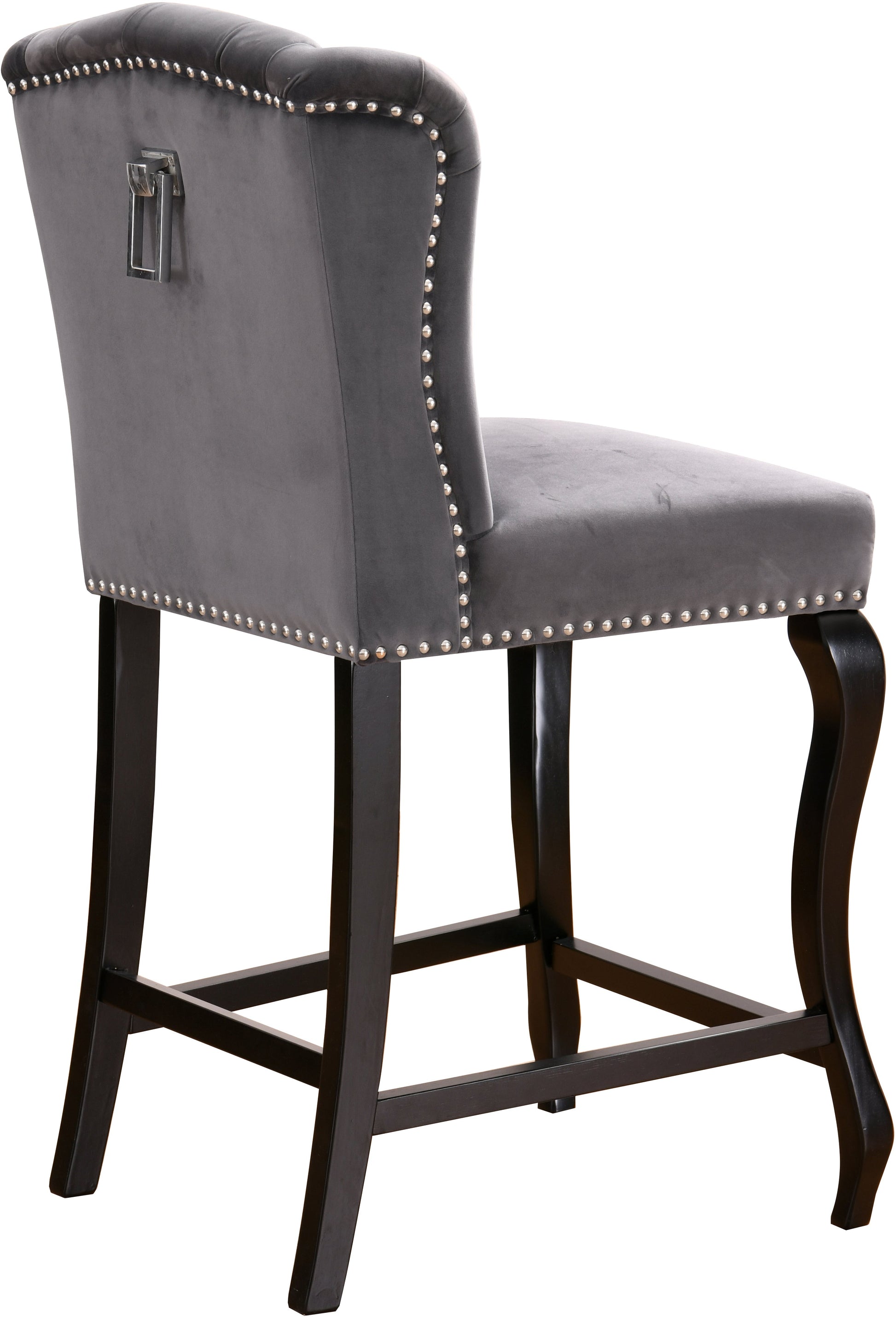 Suri Velvet Stool - Furniture Depot (7679016796408)