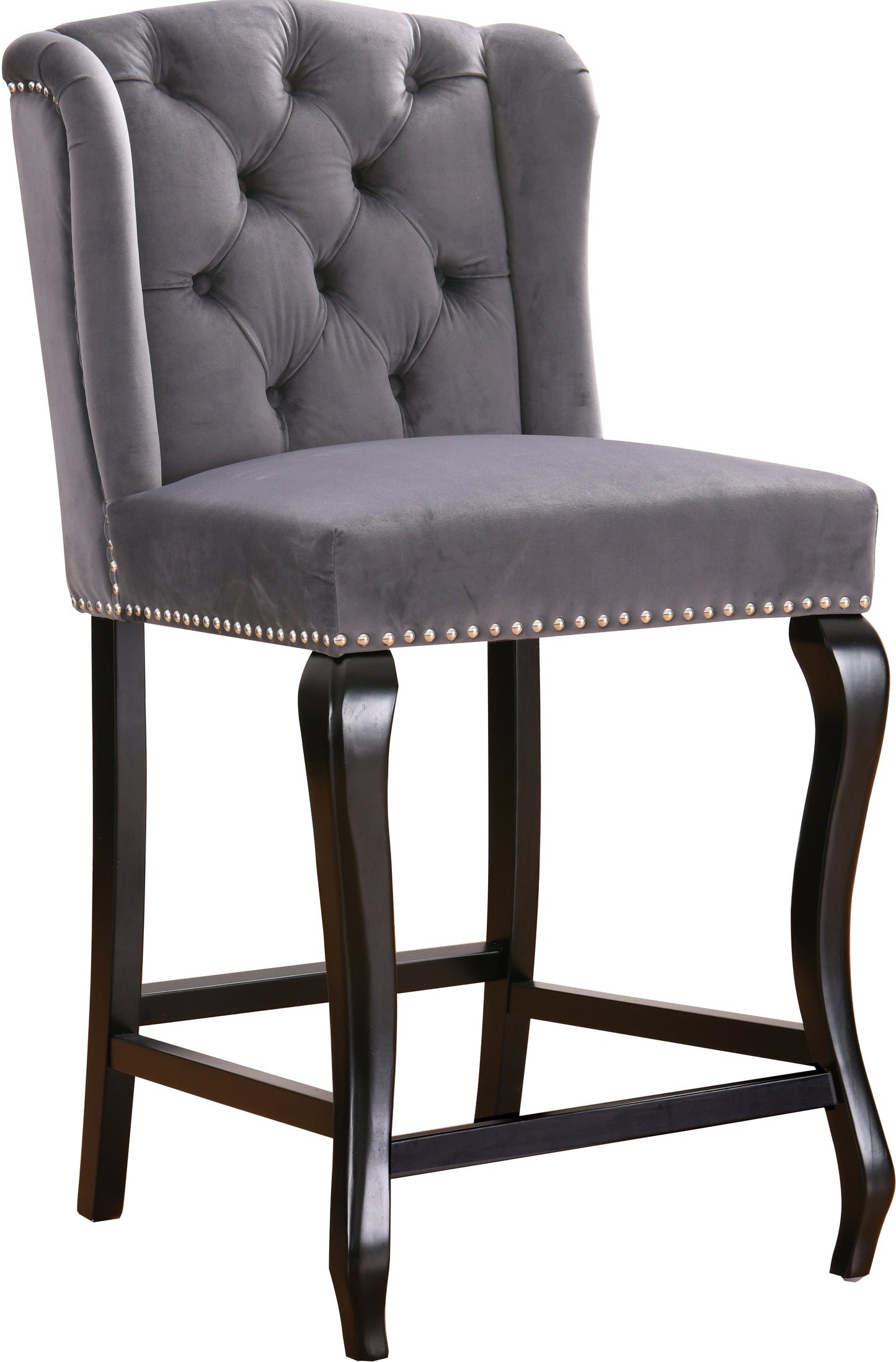 Suri Velvet Stool - Furniture Depot (7679016796408)