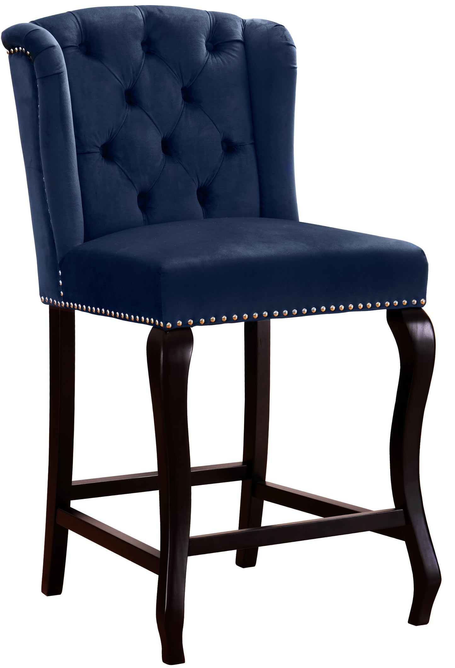 Suri Velvet Stool - Furniture Depot (7679016796408)