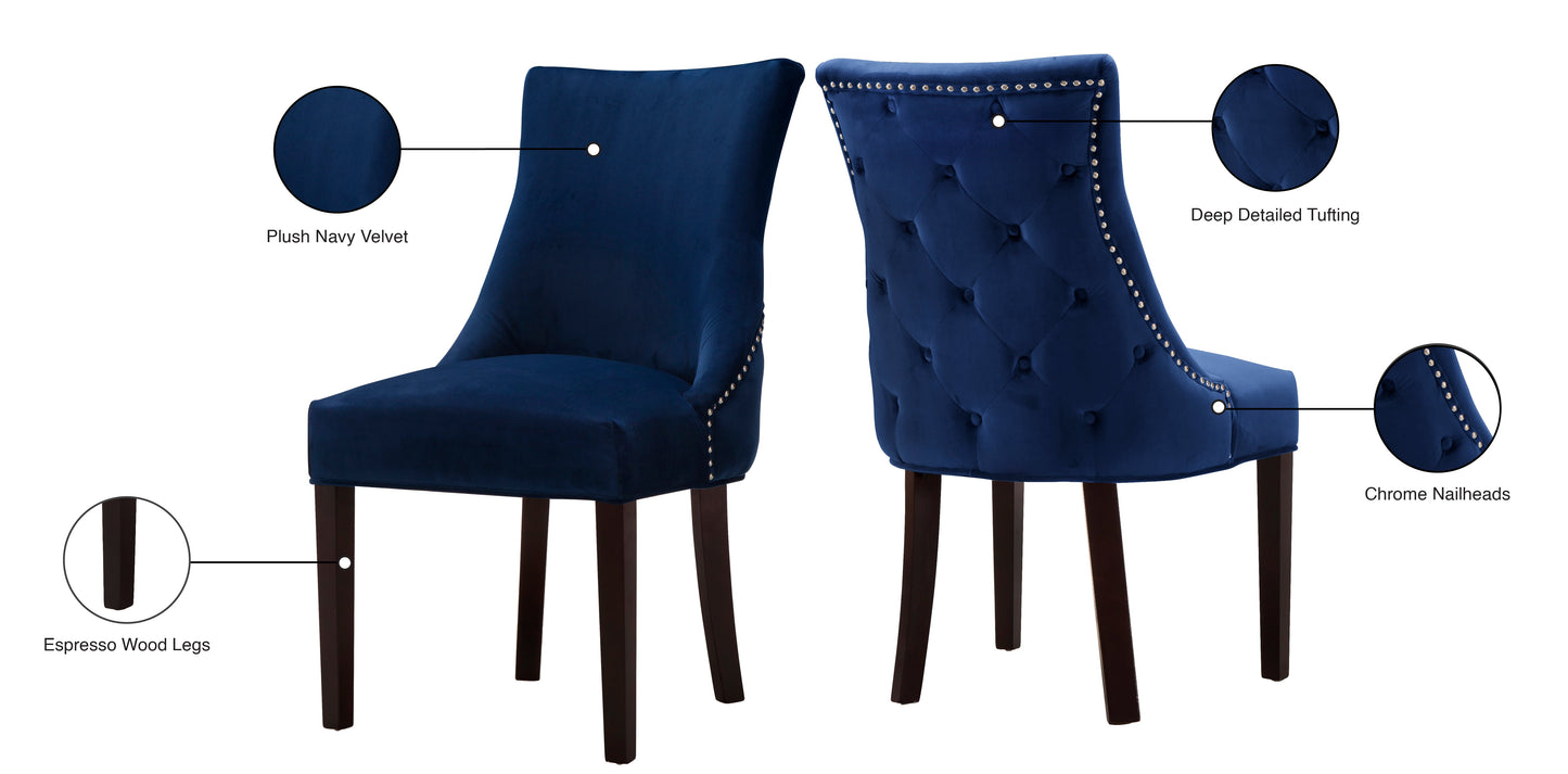 Hannah Velvet Dining Chair - Furniture Depot