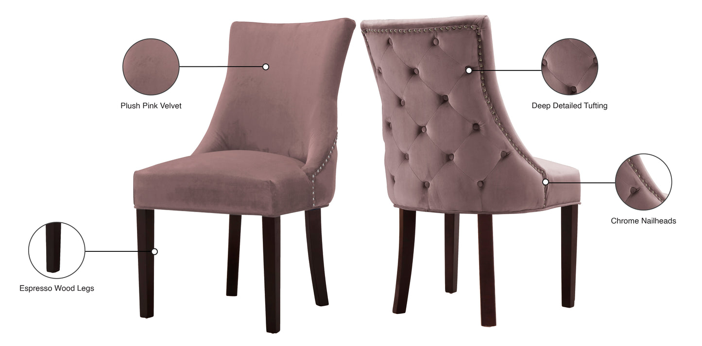 Hannah Velvet Dining Chair - Furniture Depot