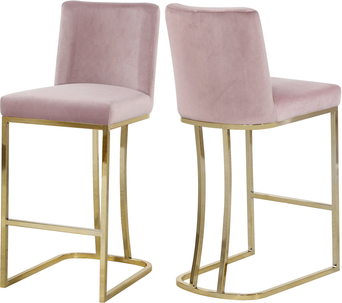 Heidi Velvet Stool - Furniture Depot