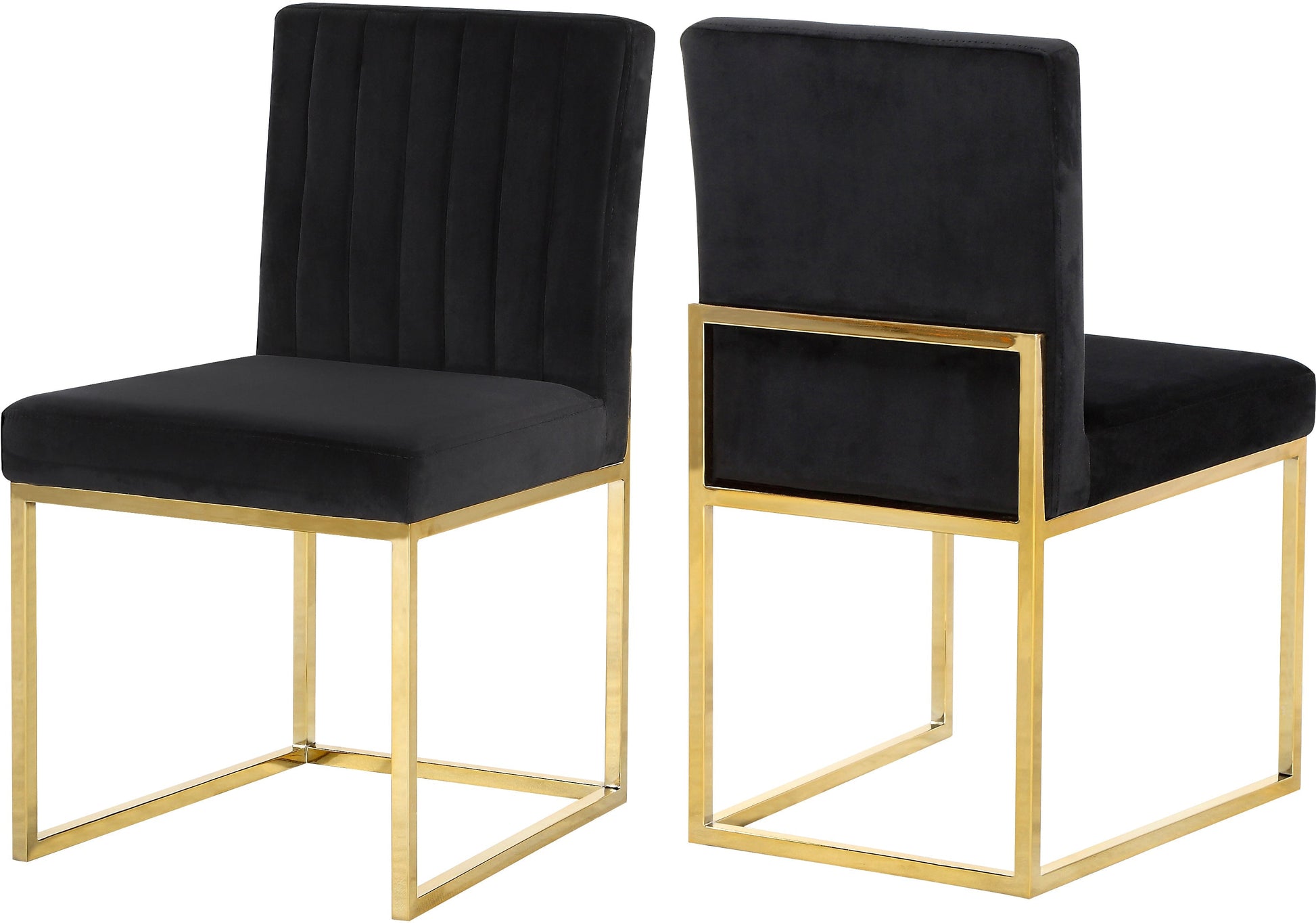 Giselle Velvet Dining Chair - Furniture Depot