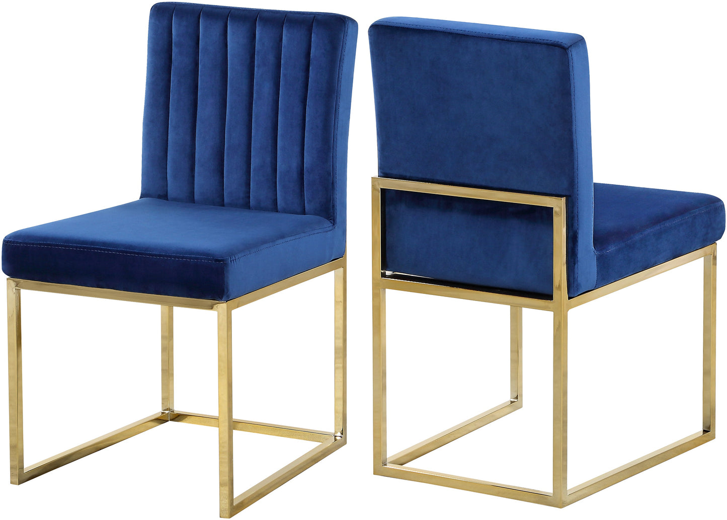 Giselle Velvet Dining Chair - Furniture Depot