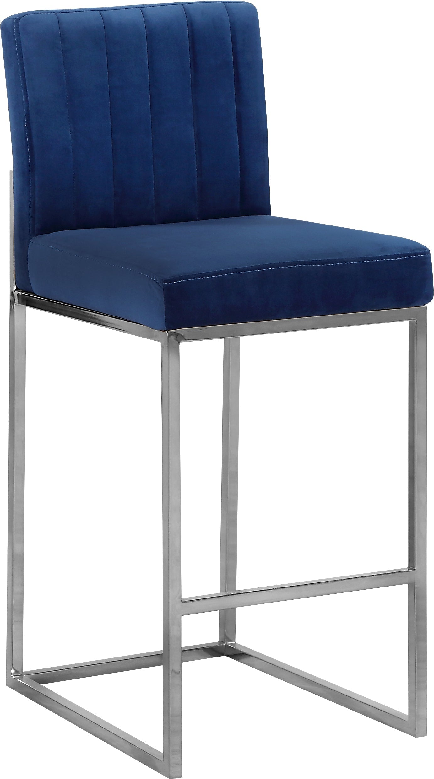 Giselle Velvet Stool - Furniture Depot