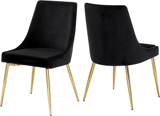 Karina Velvet Dining Chair - Furniture Depot