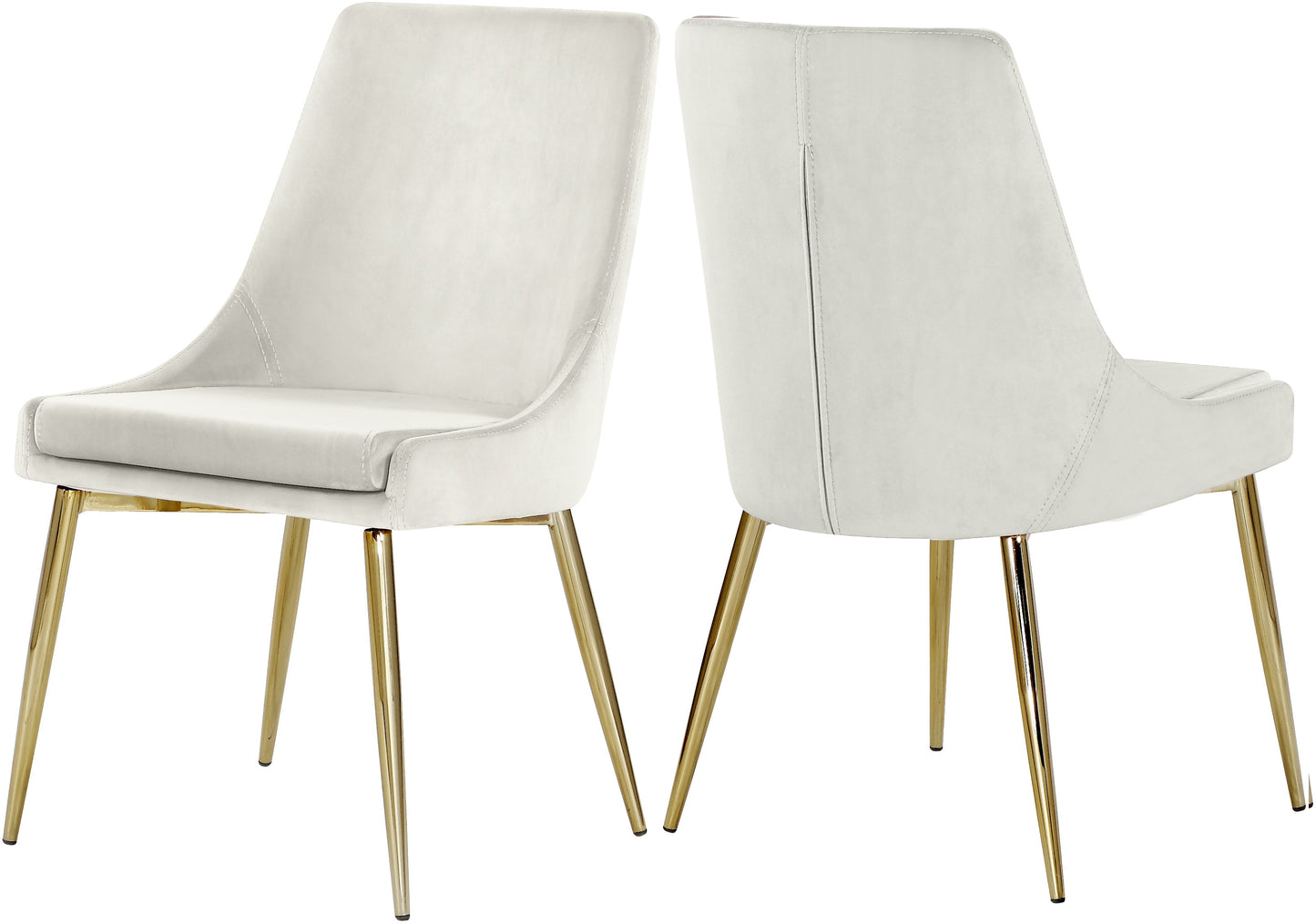 Karina Velvet Dining Chair - Furniture Depot