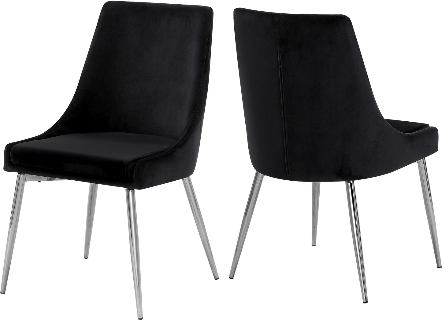 Karina Velvet Dining Chair - Furniture Depot