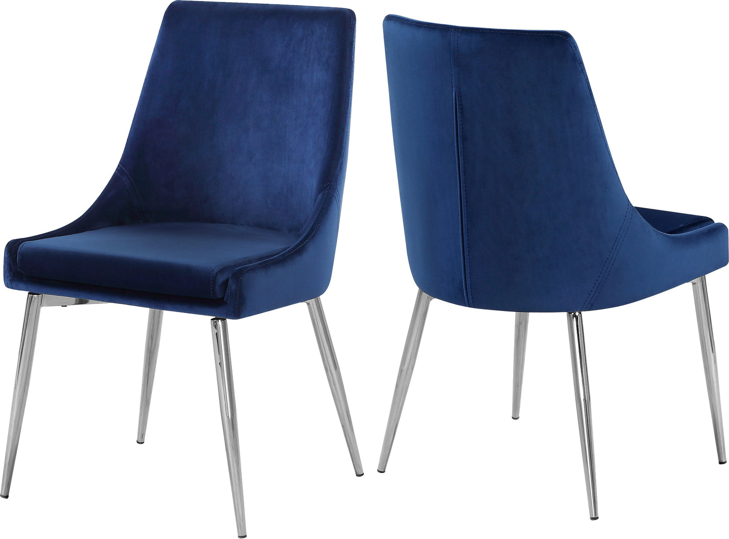 Karina Velvet Dining Chair - Furniture Depot