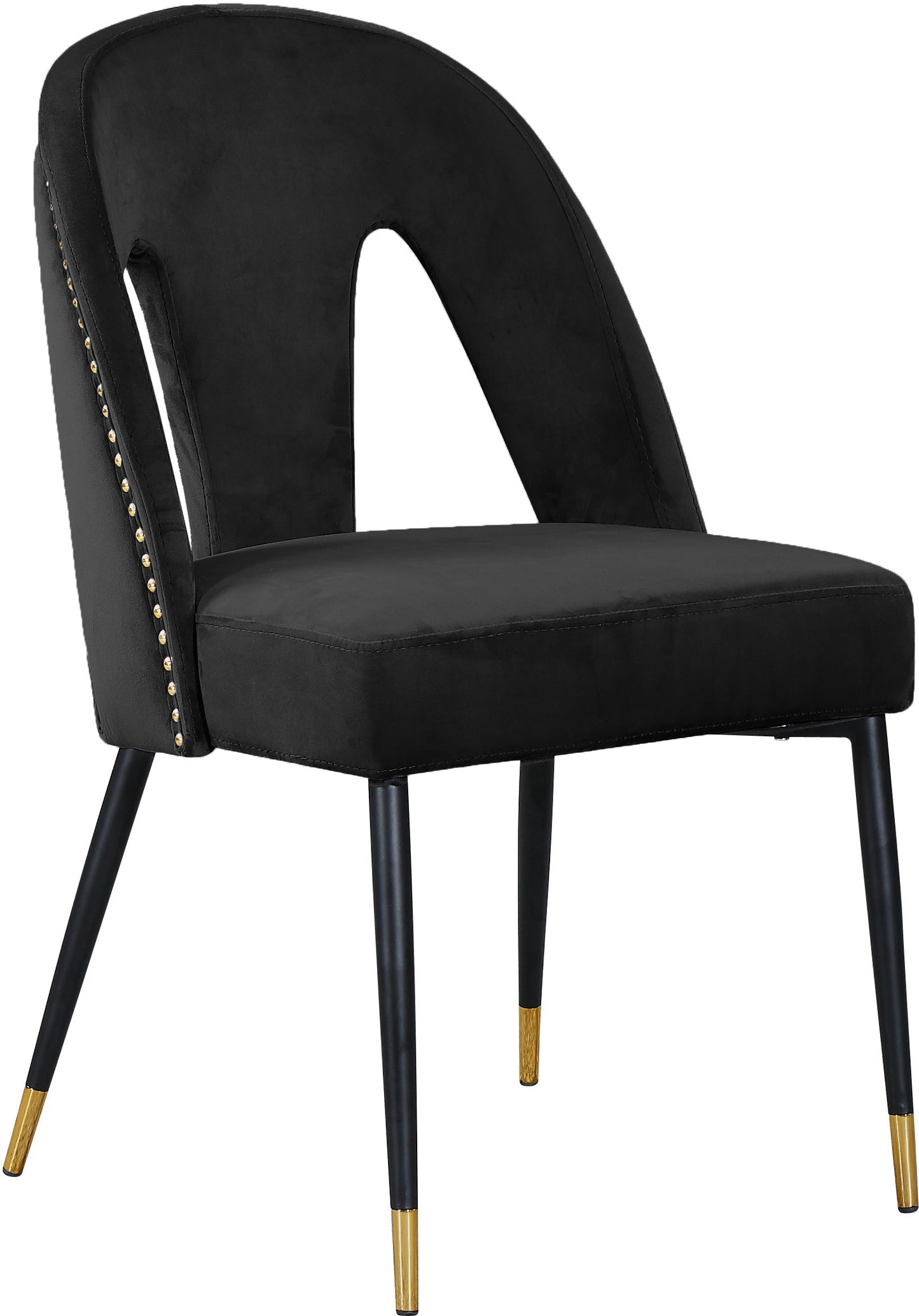 Akoya Velvet Dining Chair - Furniture Depot