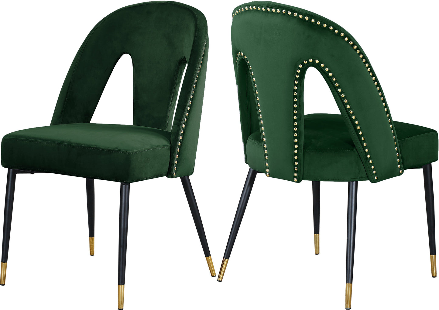 Akoya Velvet Dining Chair - Furniture Depot