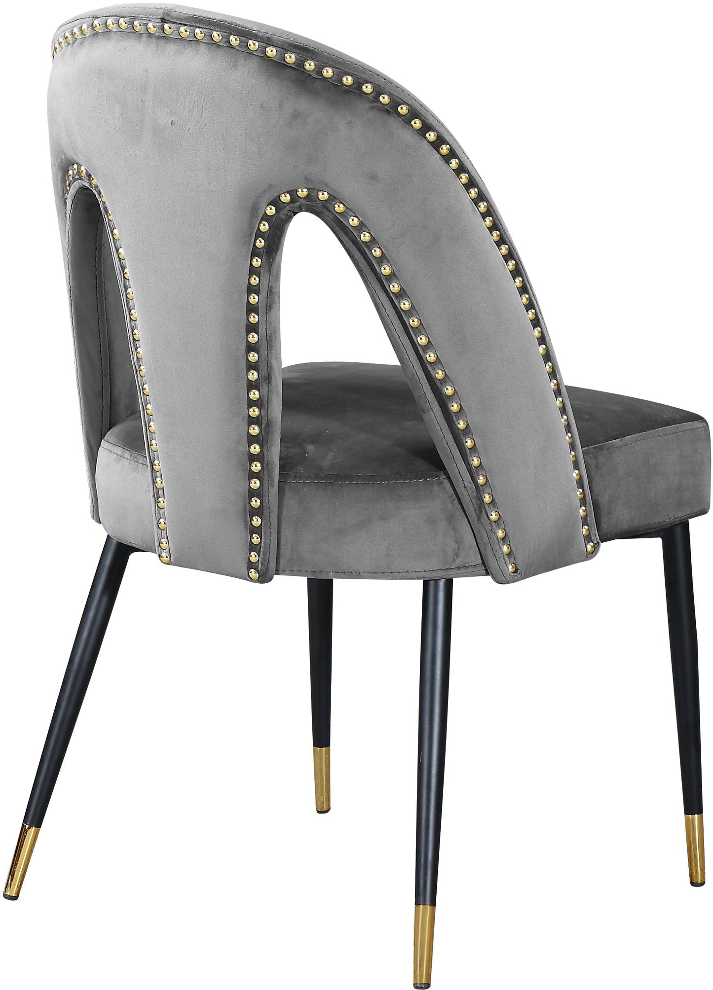 Akoya Velvet Dining Chair - Furniture Depot