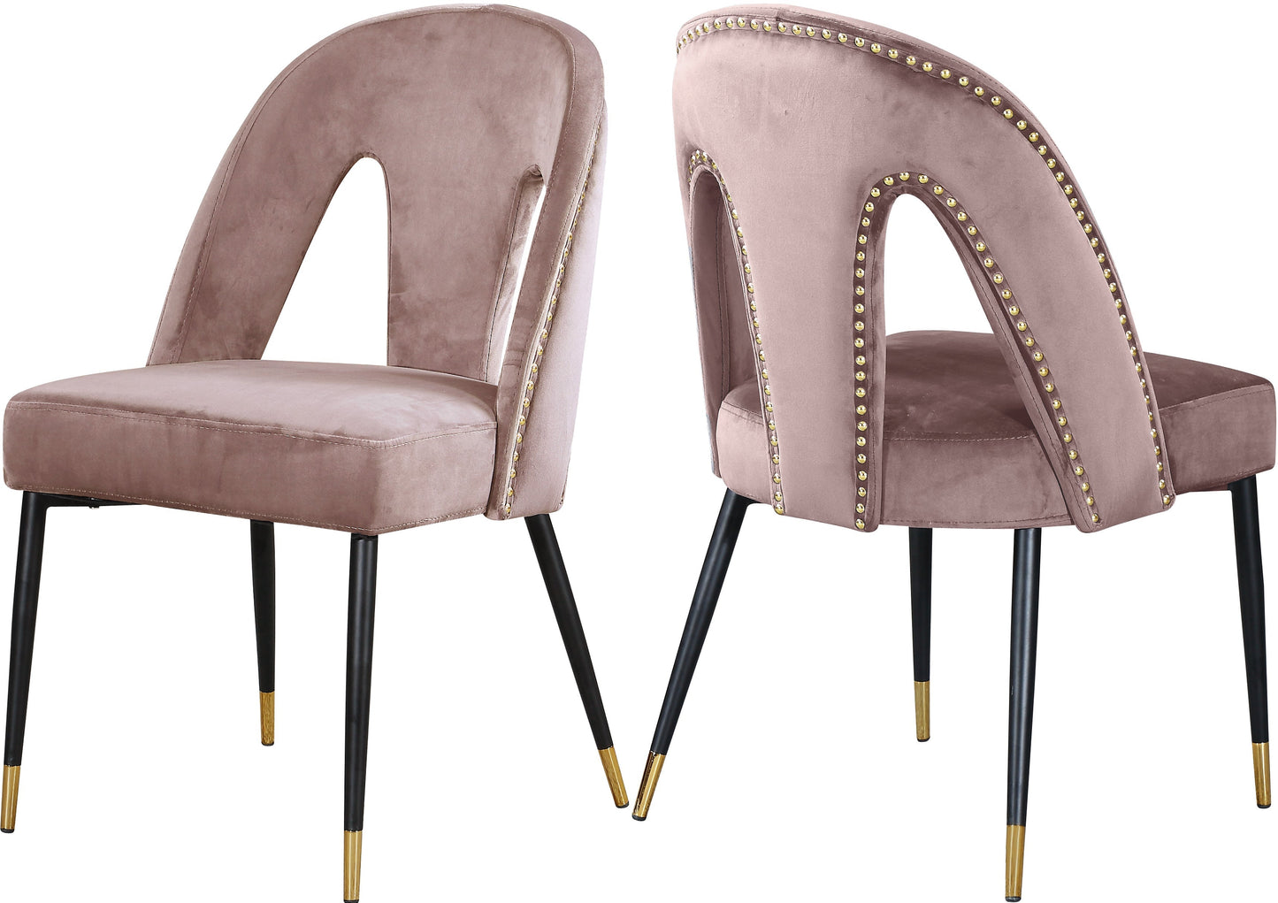 Akoya Velvet Dining Chair - Furniture Depot