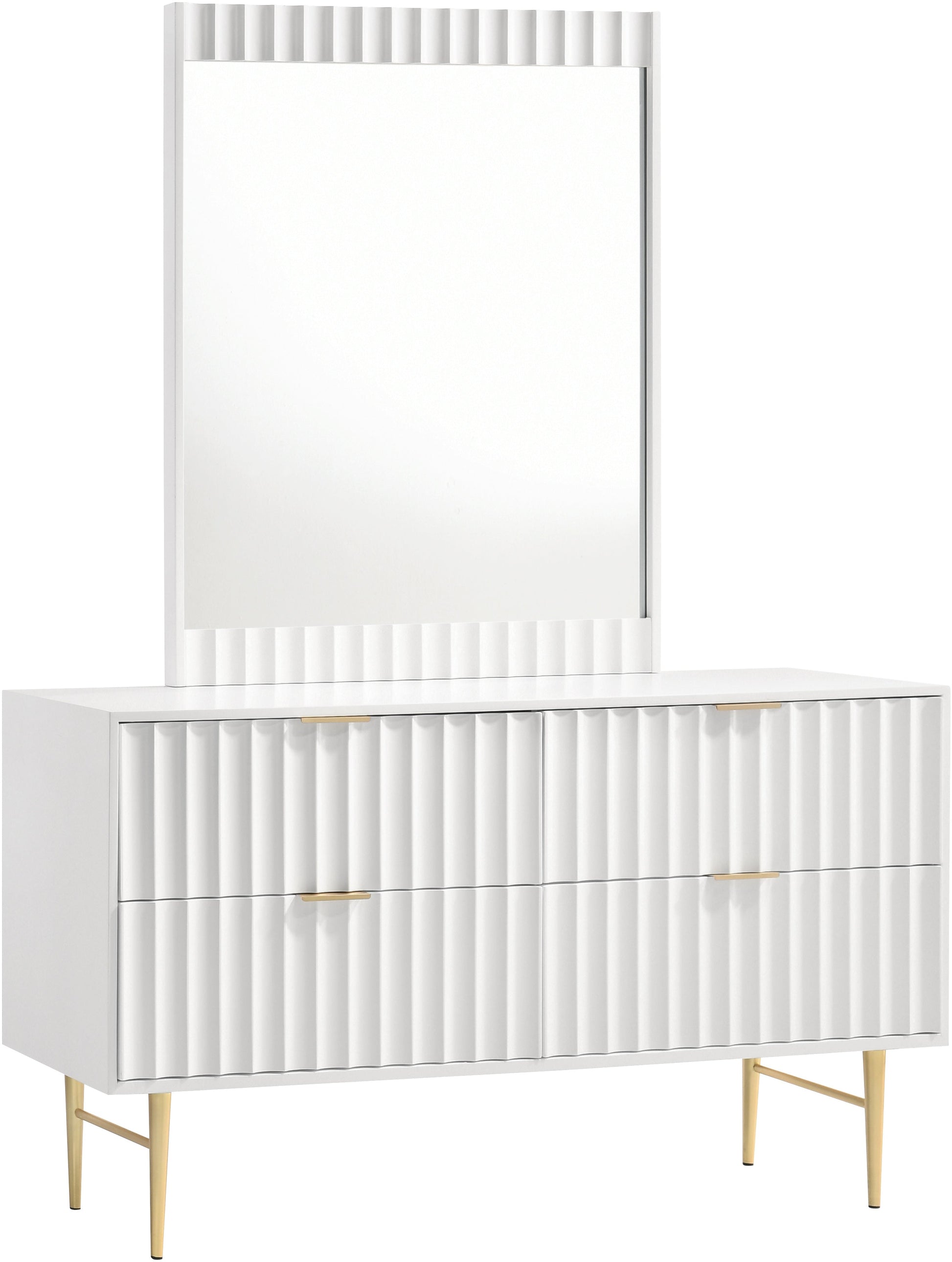 Modernist Gloss Dresser - Furniture Depot