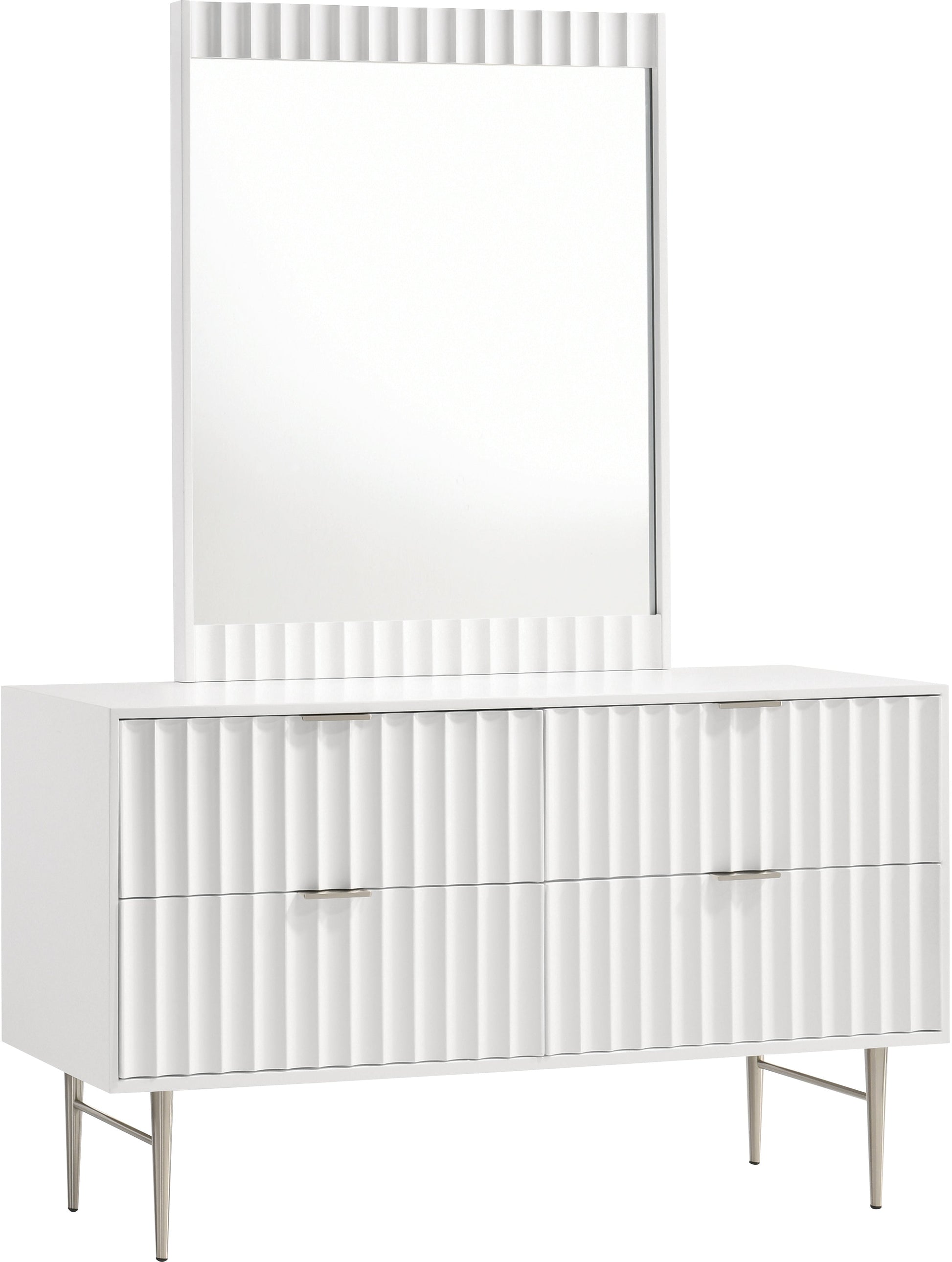 Modernist Gloss Dresser - Furniture Depot