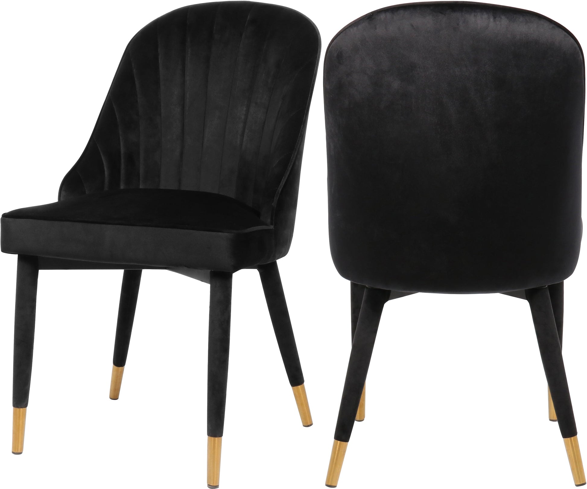 Belle Velvet Dining Chair - Furniture Depot