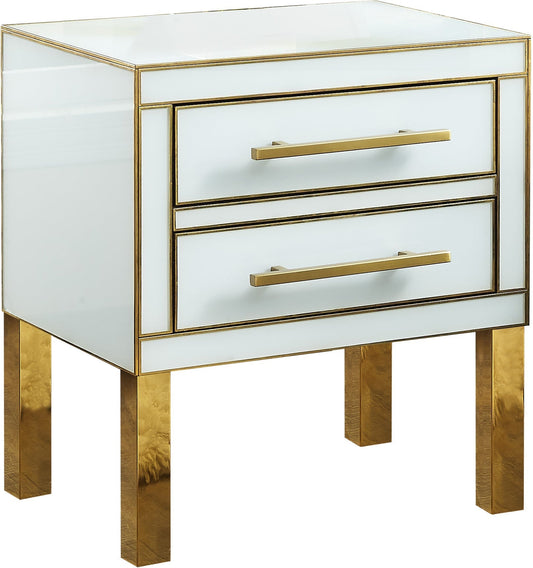 Gigi White Side Table - Furniture Depot