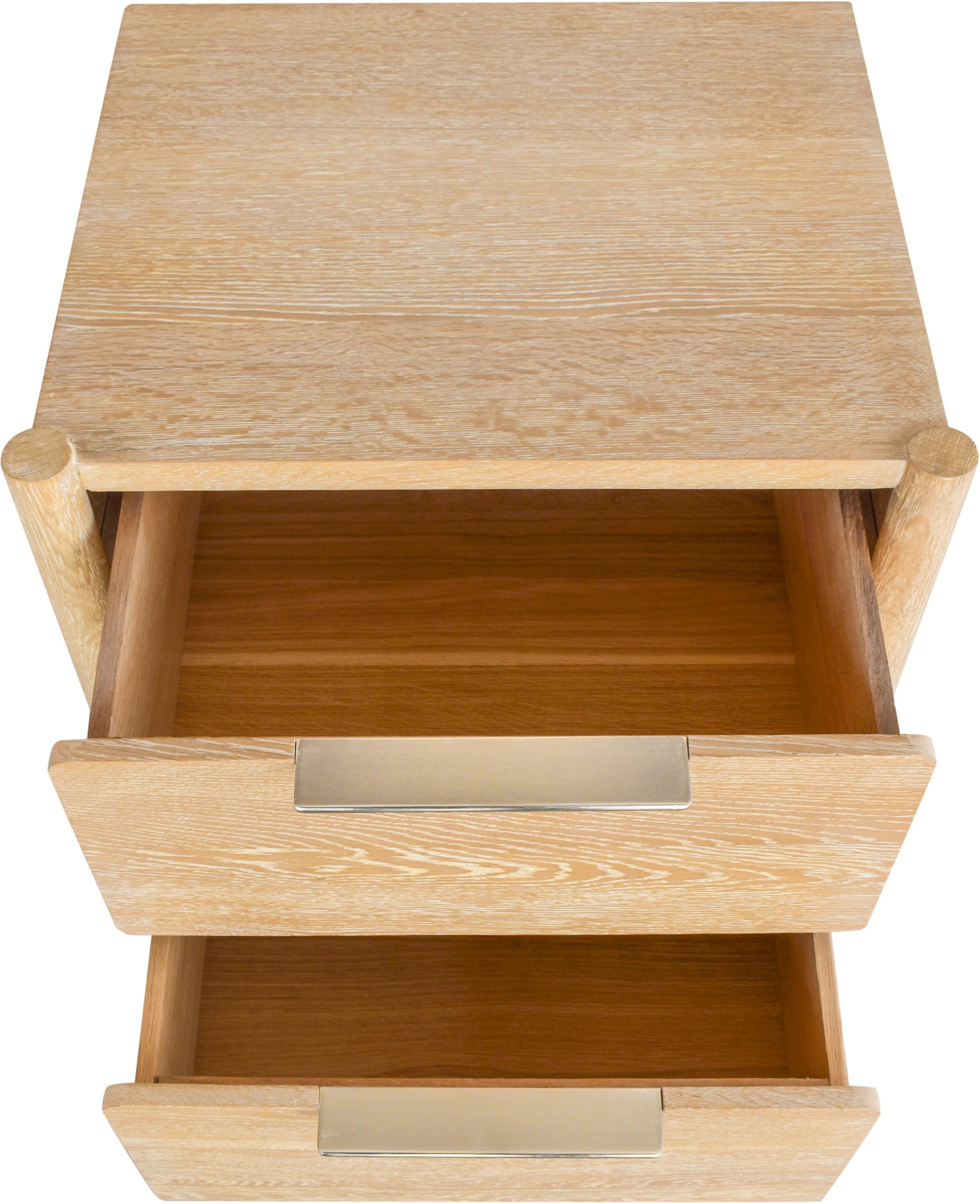 Oakwood White Oak Night Stand - Furniture Depot