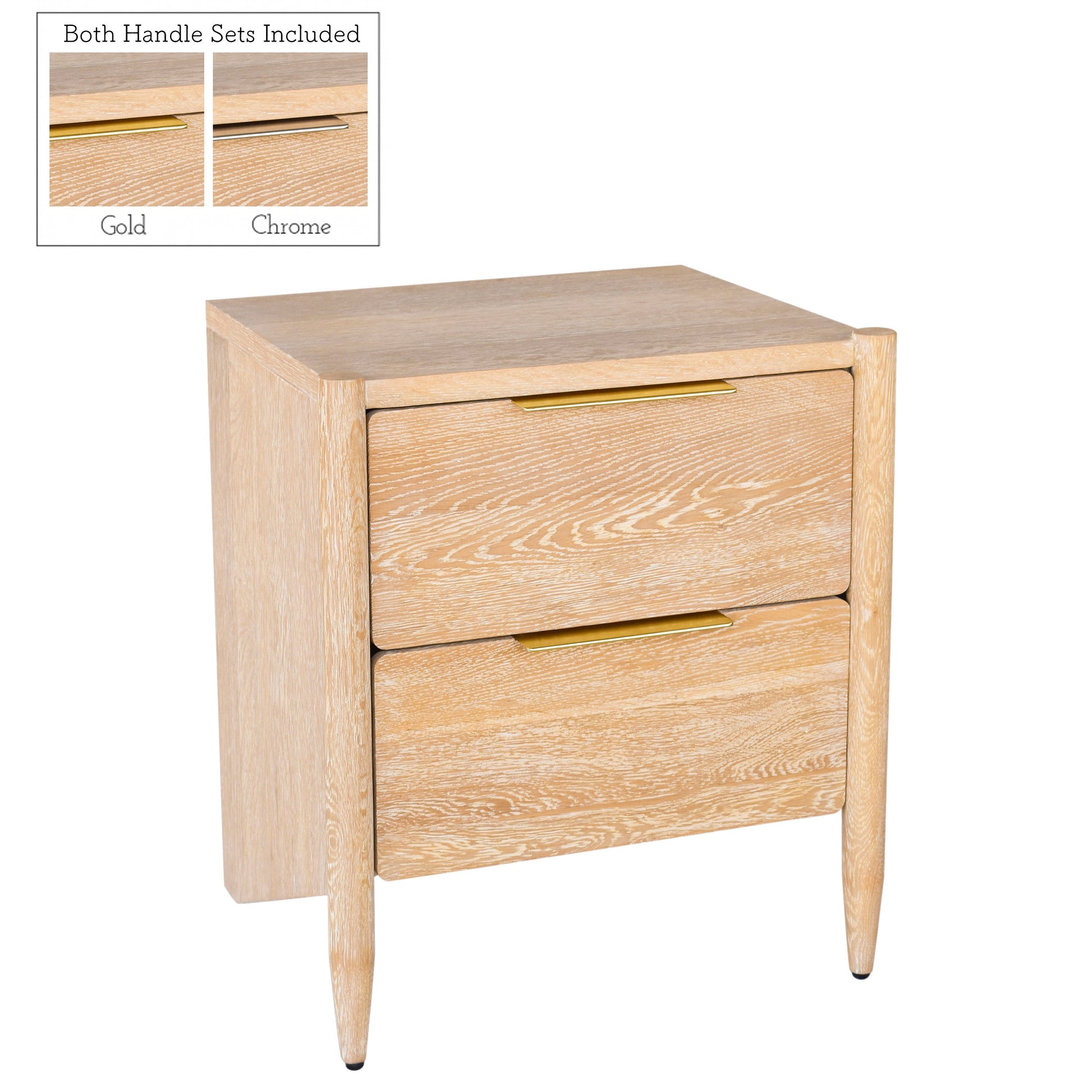 Oakwood White Oak Night Stand - Furniture Depot