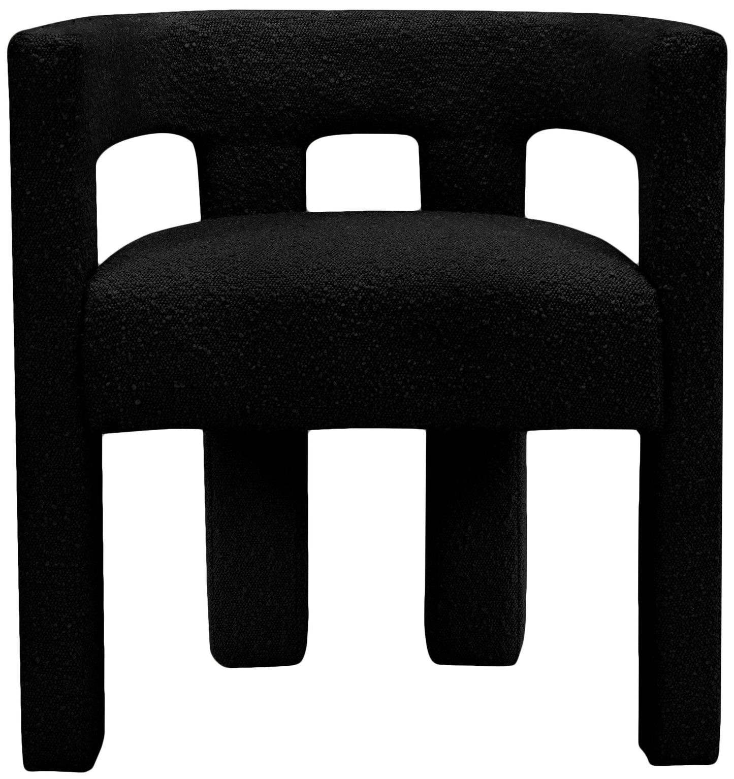 Athena Boucle Fabric Accent/Dining Chair - Furniture Depot