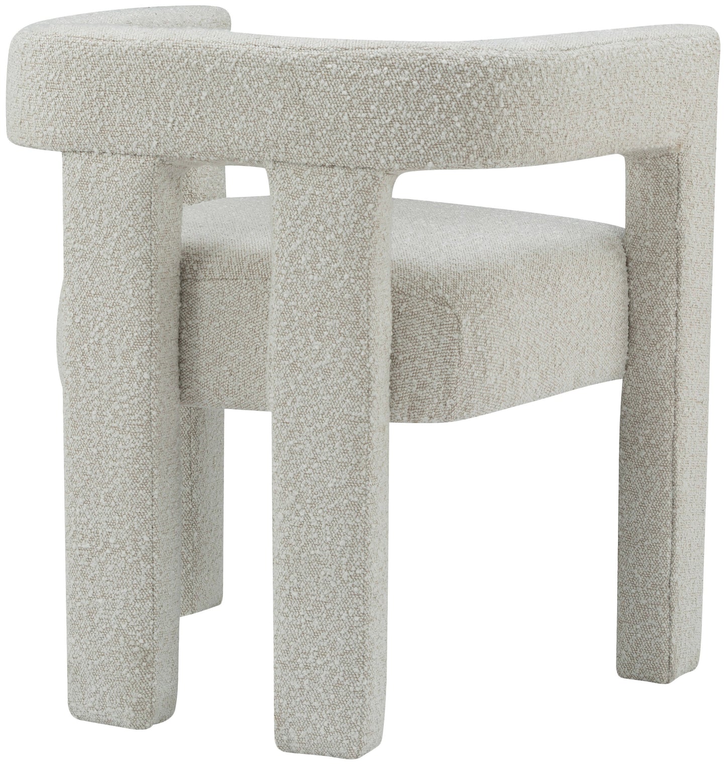 Athena Boucle Fabric Accent/Dining Chair - Furniture Depot