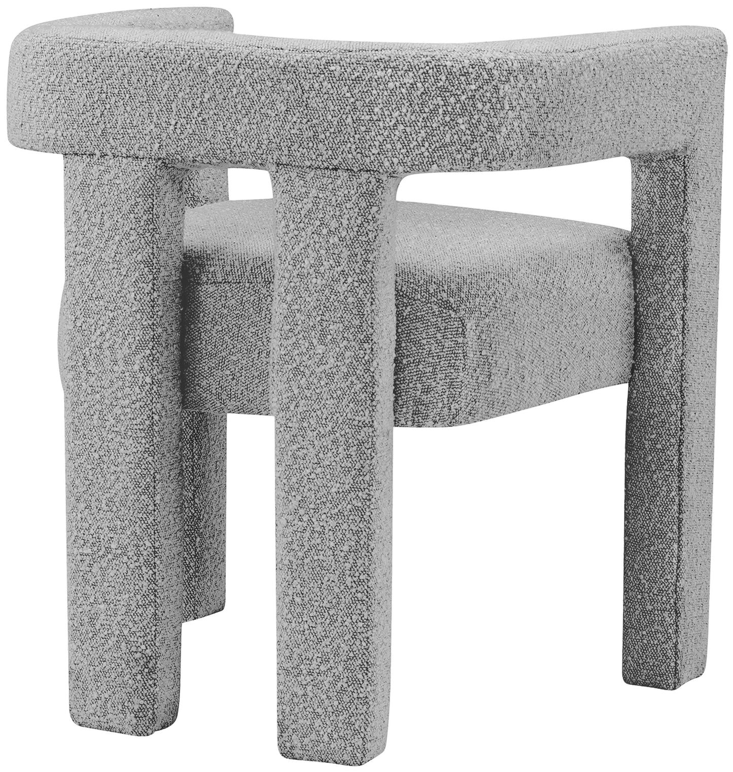 Athena Boucle Fabric Accent/Dining Chair - Furniture Depot