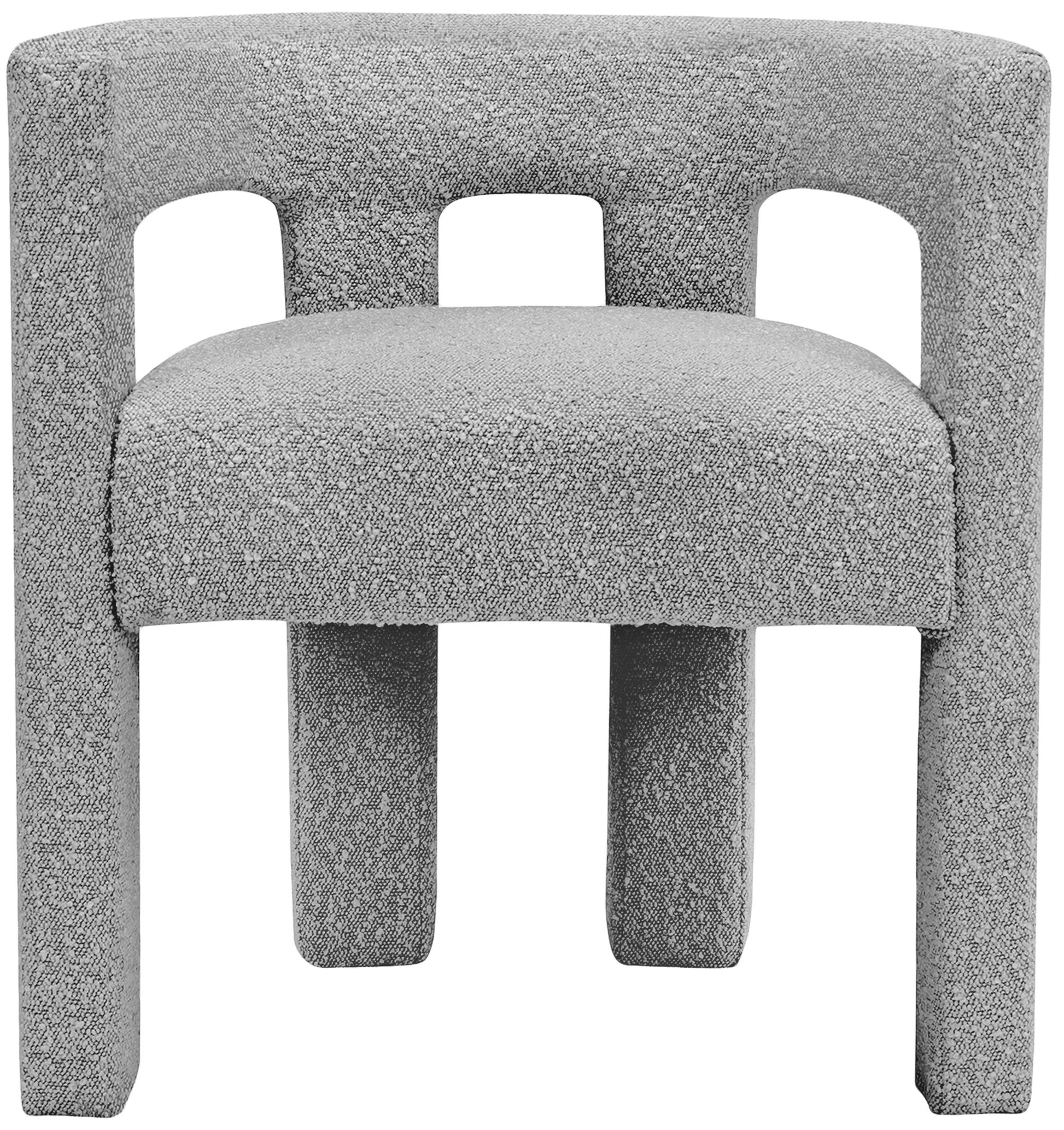 Athena Boucle Fabric Accent/Dining Chair - Furniture Depot