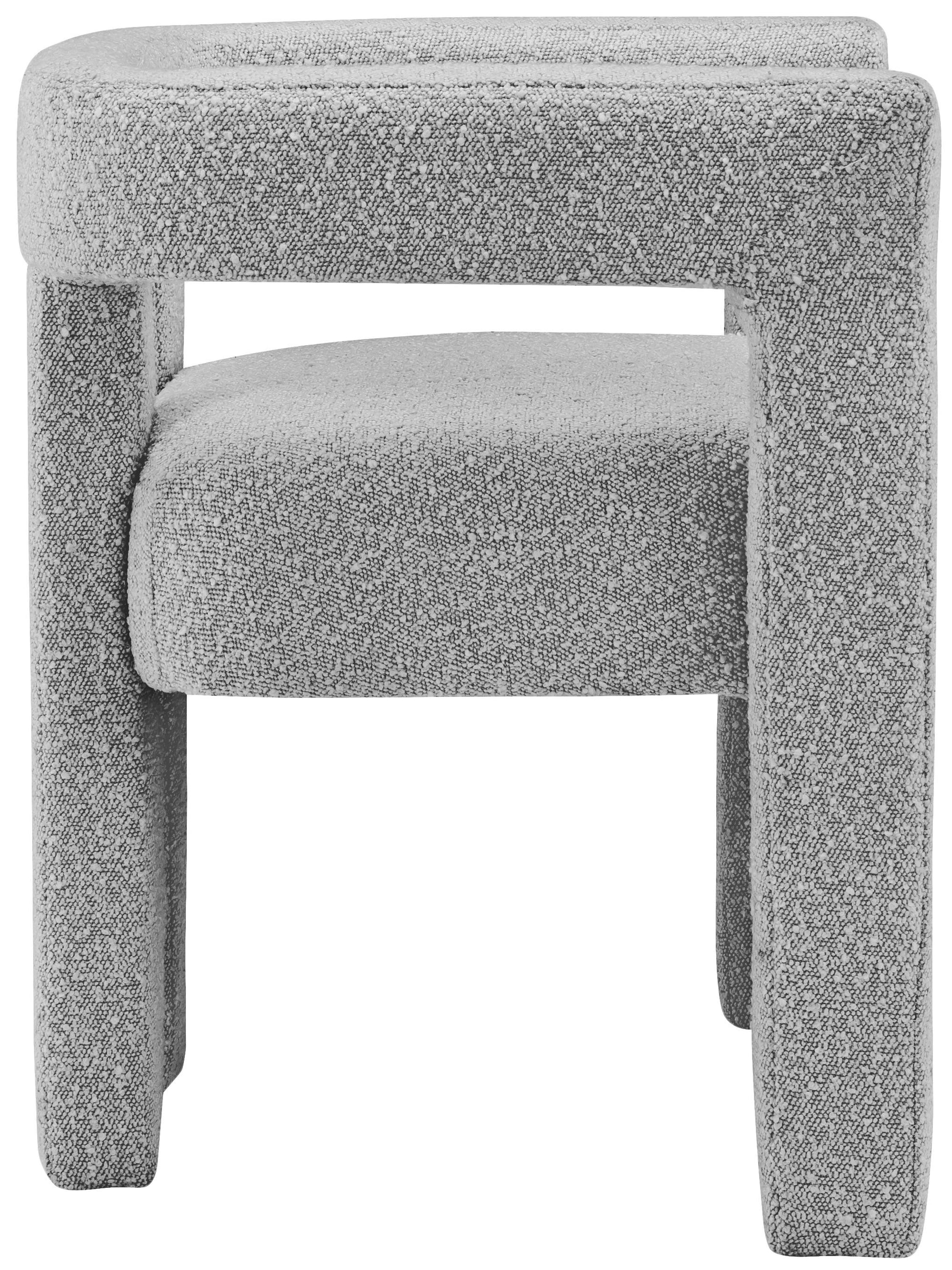 Athena Boucle Fabric Accent/Dining Chair - Furniture Depot