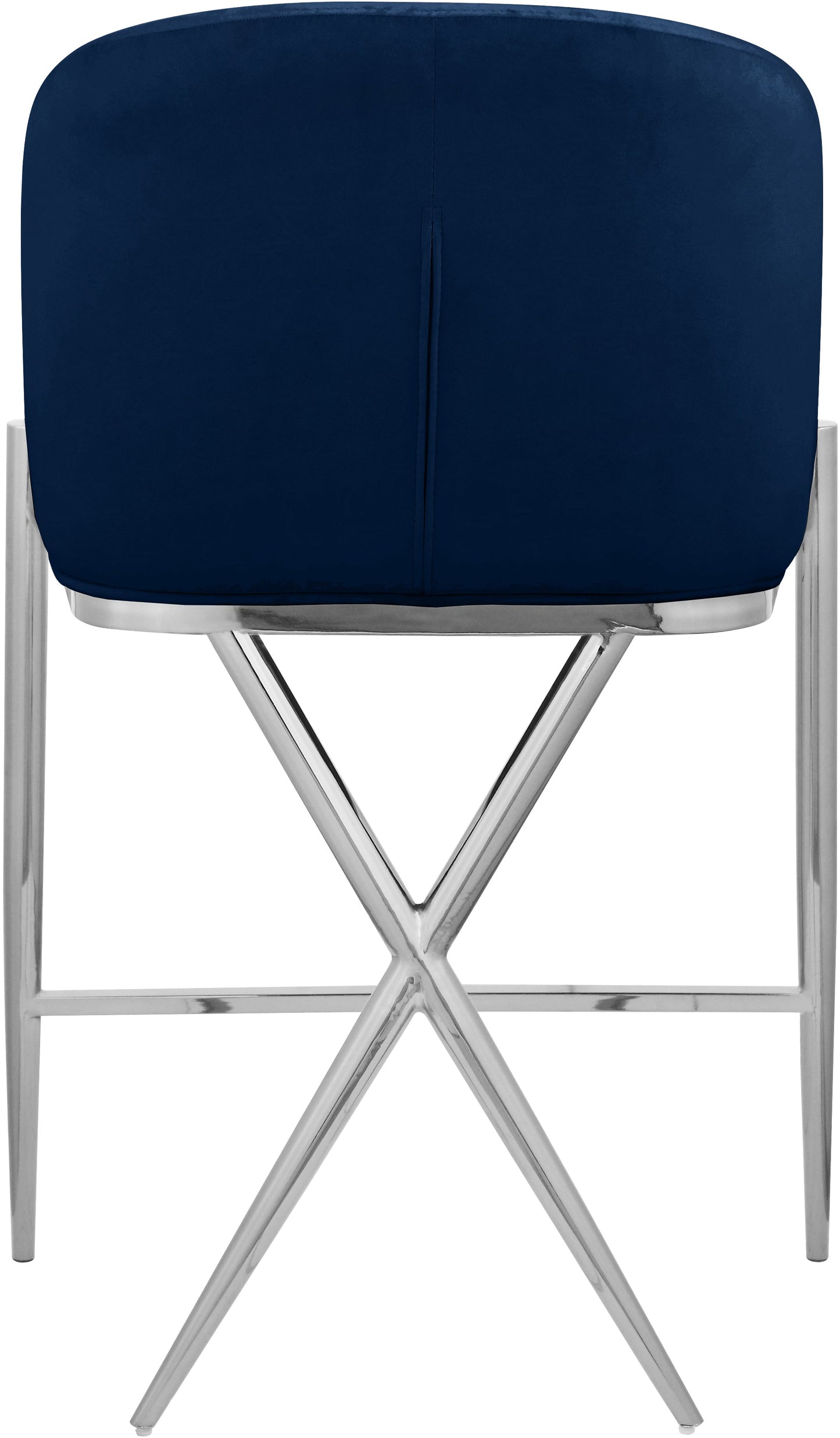 Xavier Velvet Counter Stool - Furniture Depot