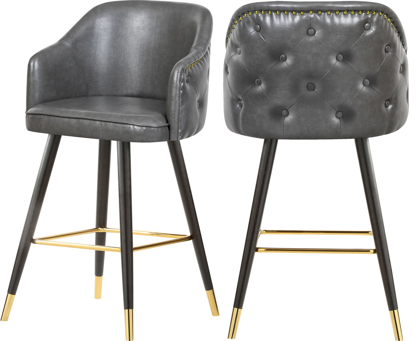 Barbosa Faux Leather Counter/Bar Stool - Furniture Depot