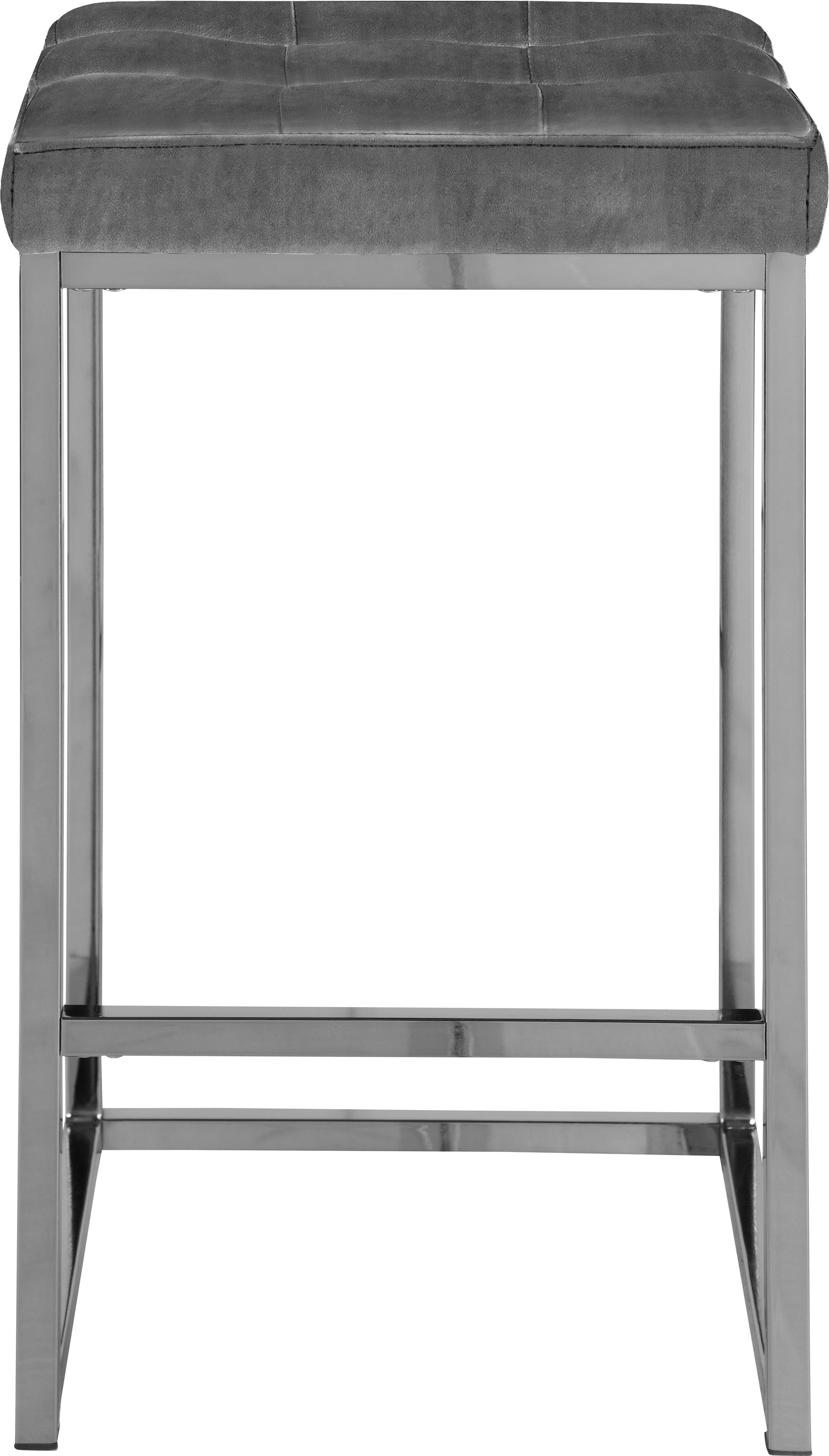 Nicola Velvet Stool - Furniture Depot (7679019254008)
