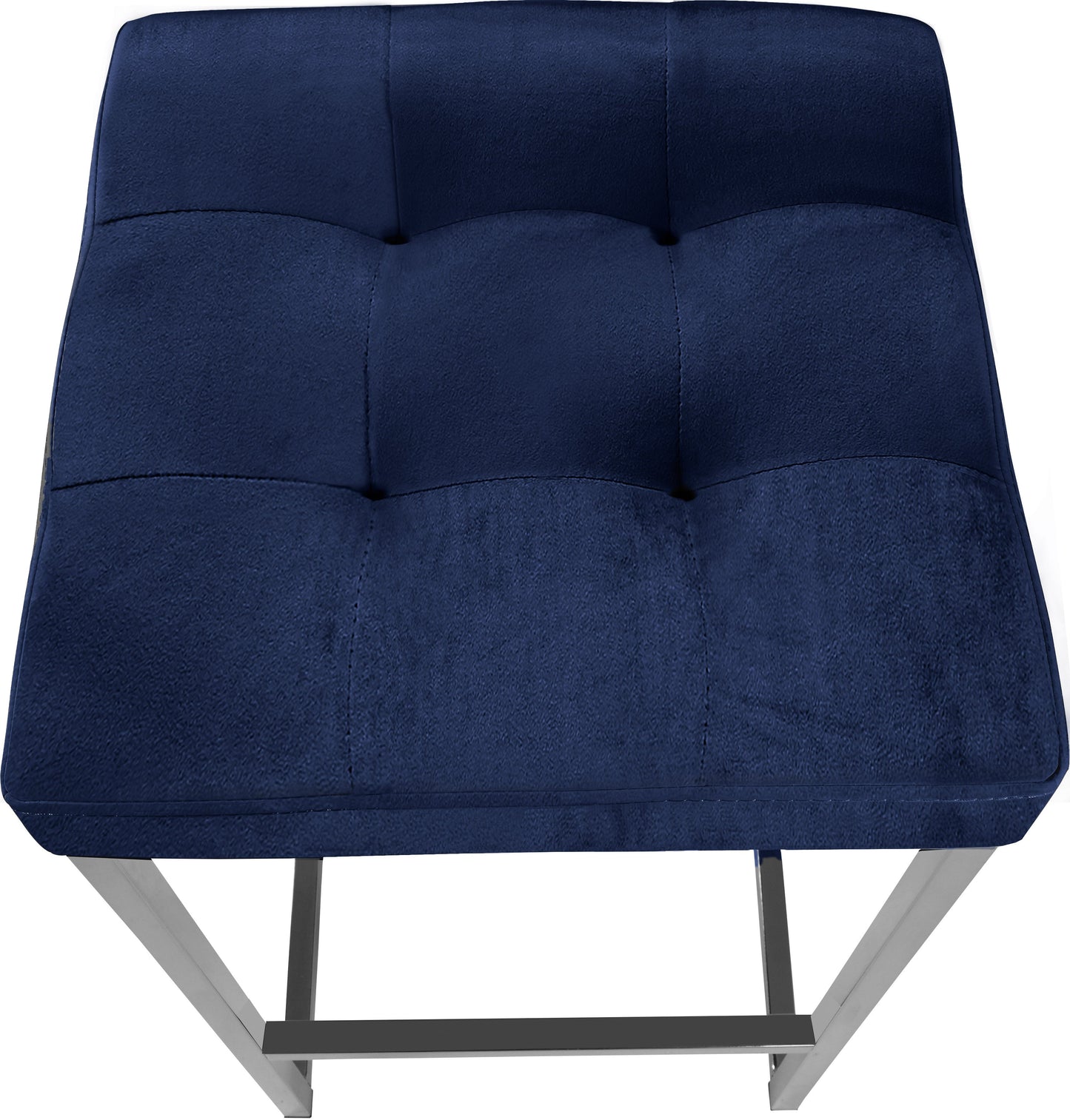 Nicola Velvet Stool - Furniture Depot (7679019254008)