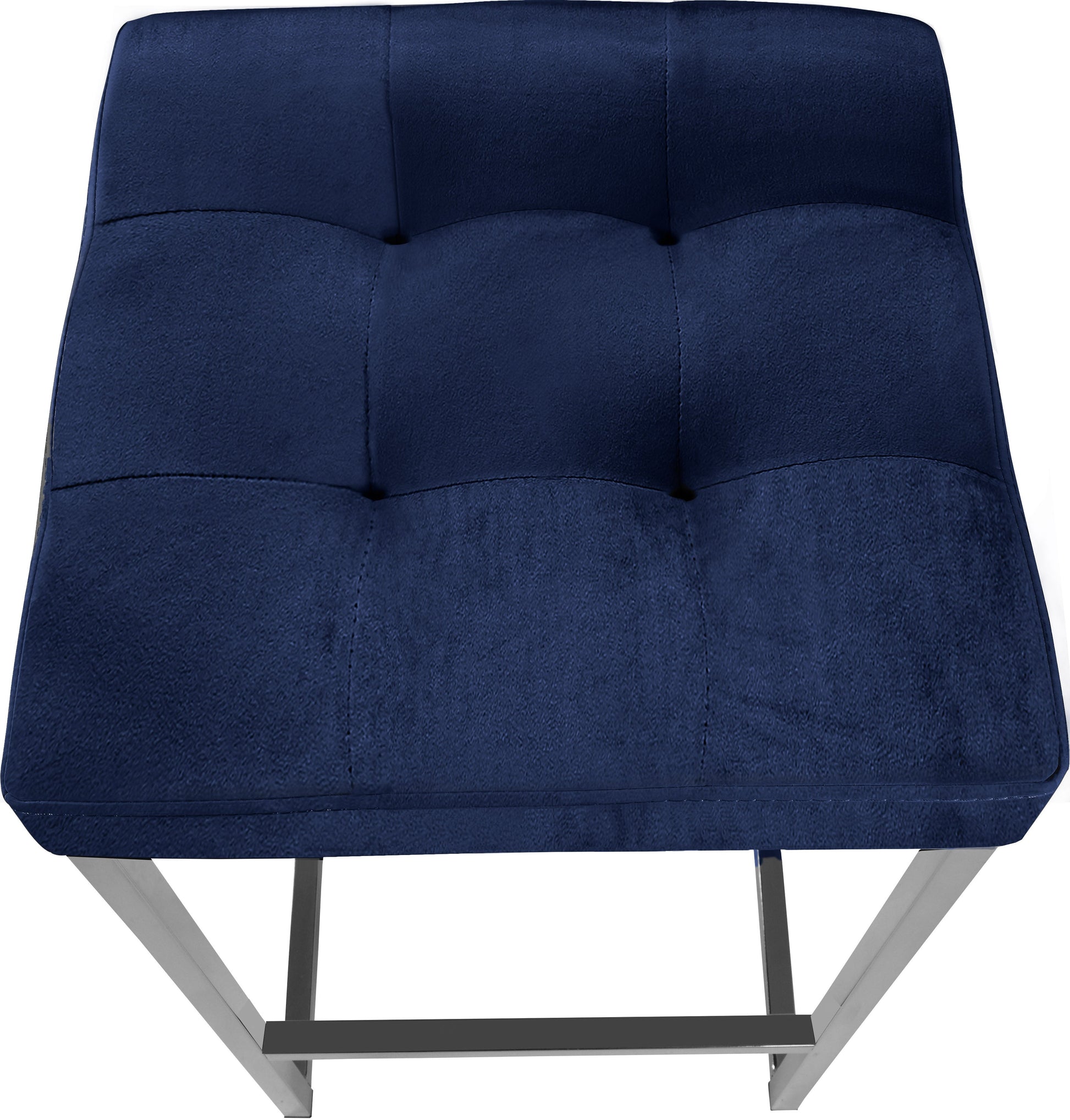 Nicola Velvet Stool - Furniture Depot (7679019254008)