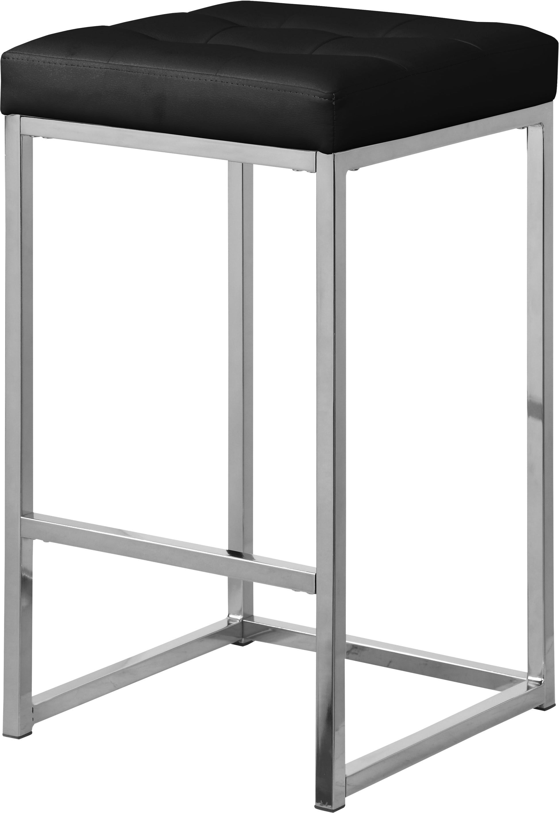 Nicola Faux Leather Stool - Furniture Depot (7679019286776)