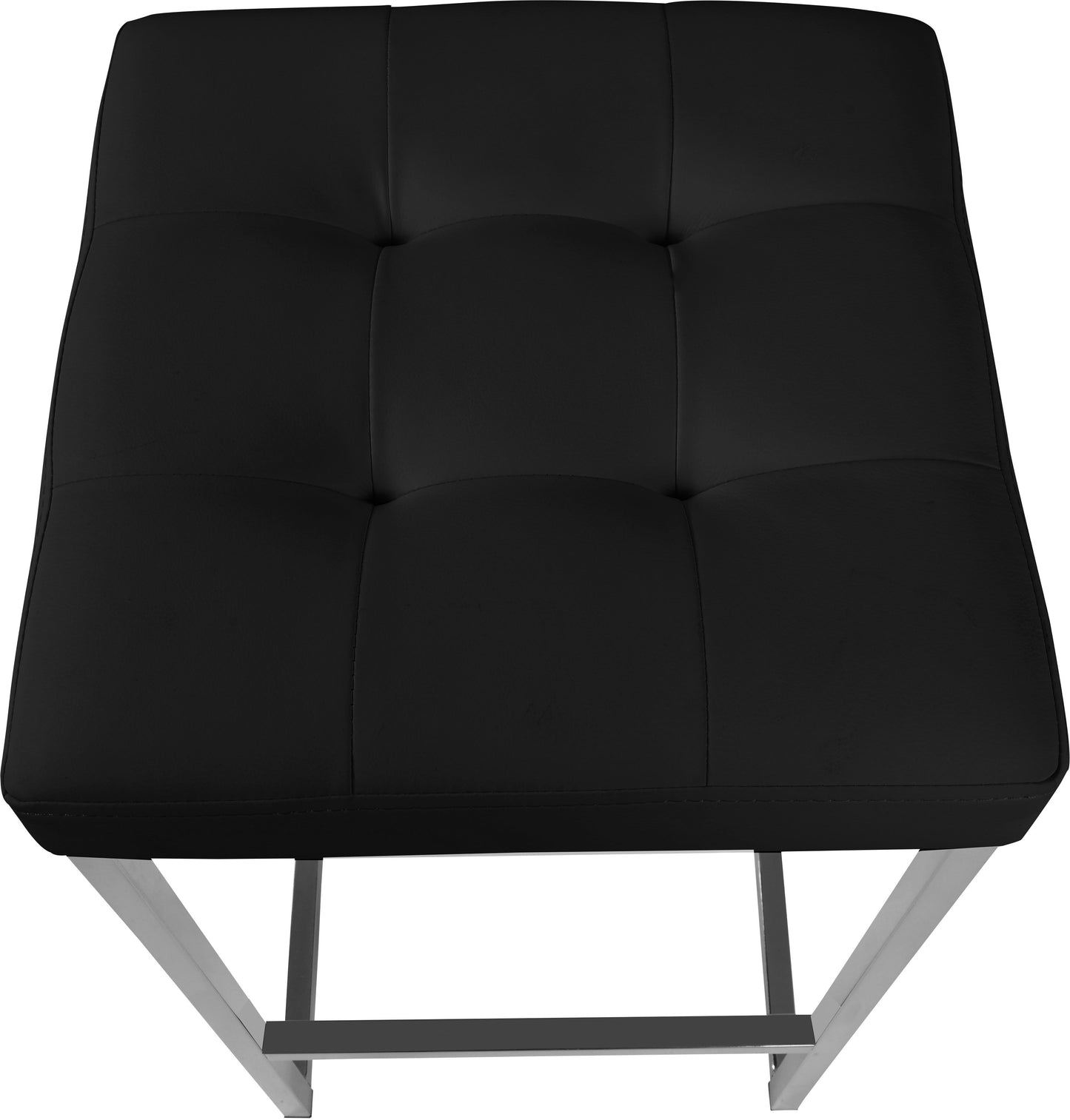 Nicola Faux Leather Stool - Furniture Depot (7679019286776)