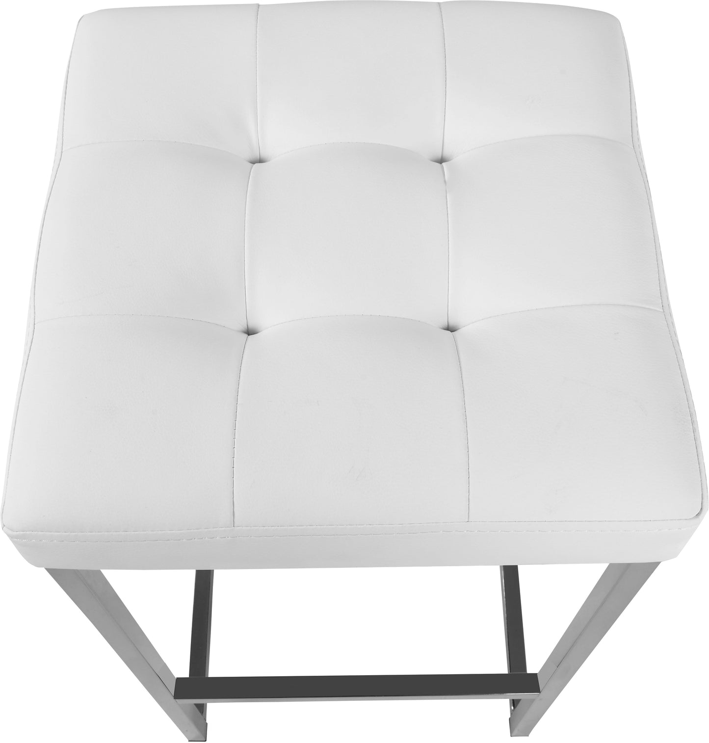 Nicola Faux Leather Stool - Furniture Depot (7679019286776)