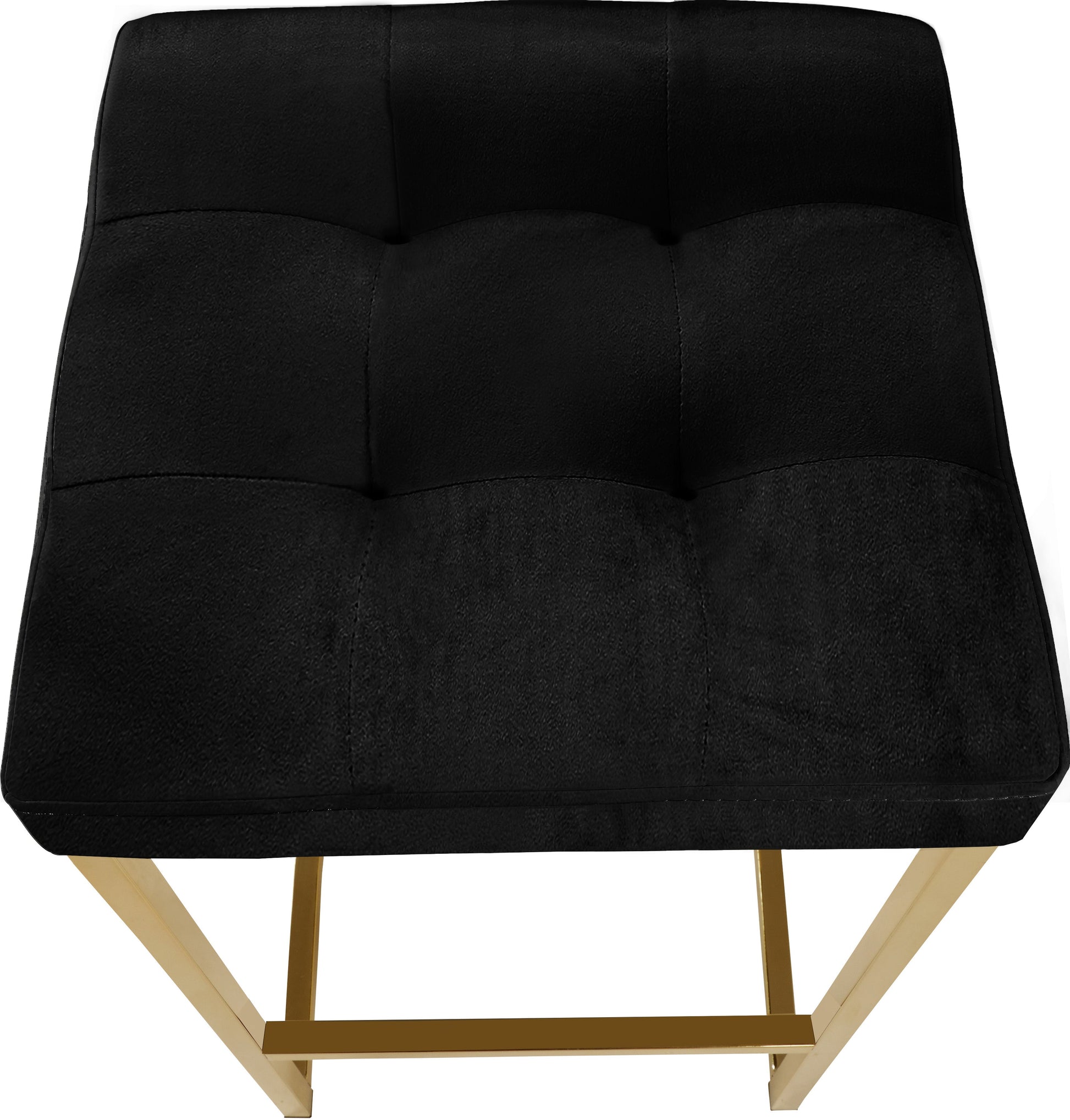 Nicola Velvet Stool - Furniture Depot (7679019254008)