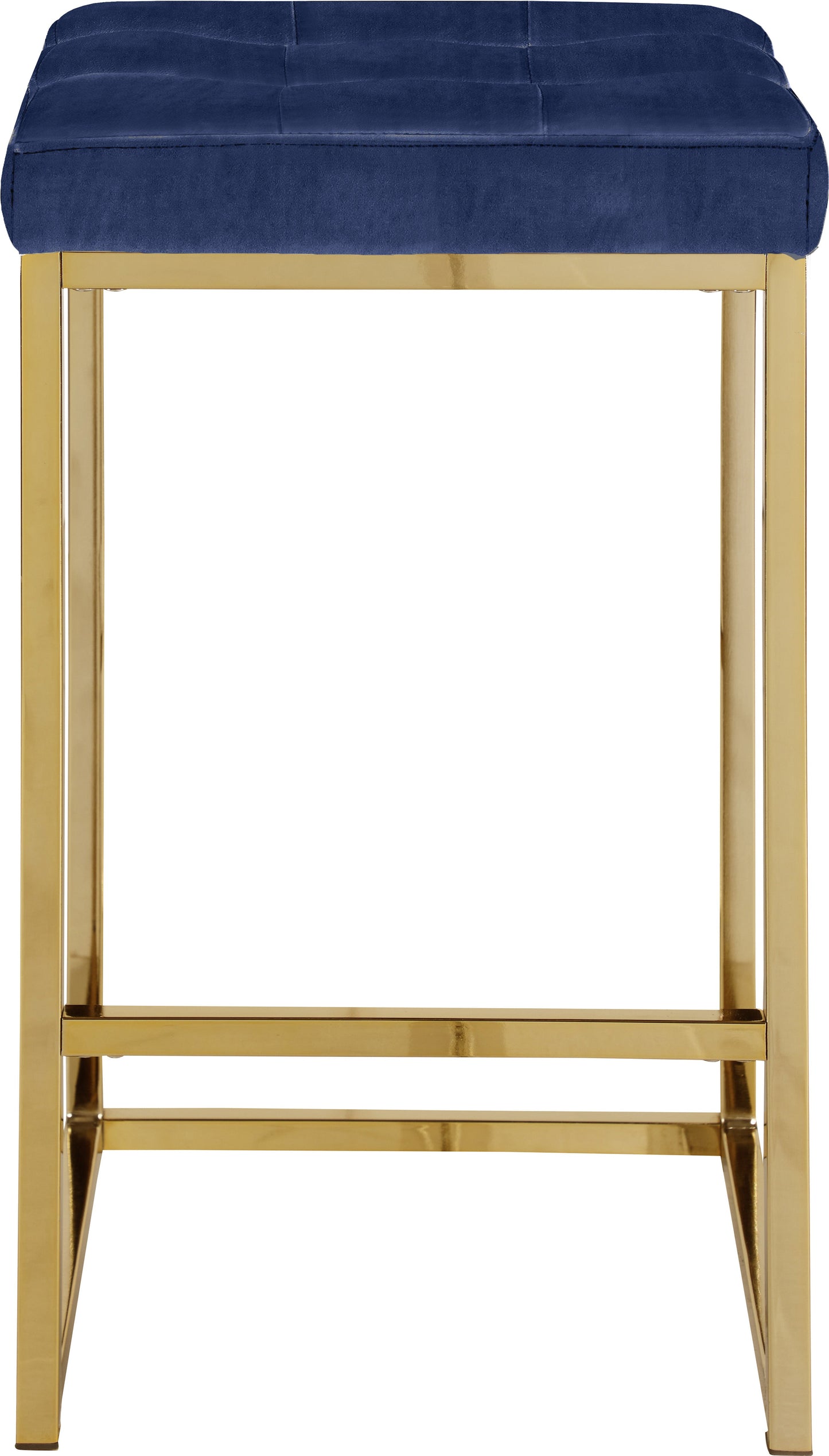 Nicola Velvet Stool - Furniture Depot (7679019254008)