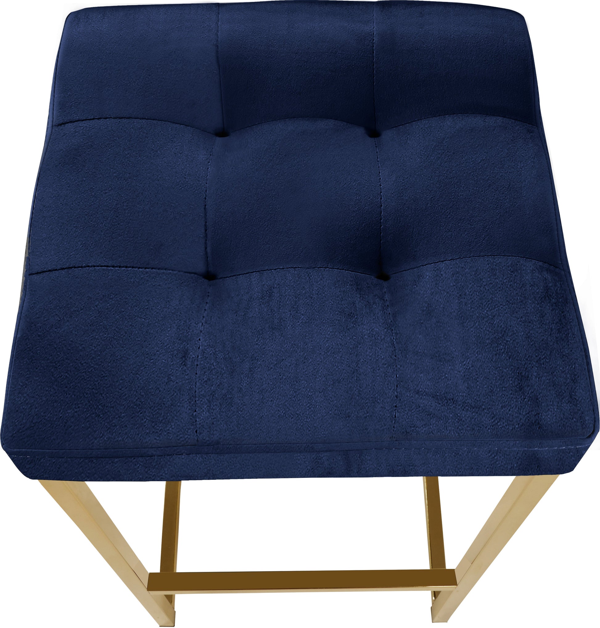 Nicola Velvet Stool - Furniture Depot (7679019254008)