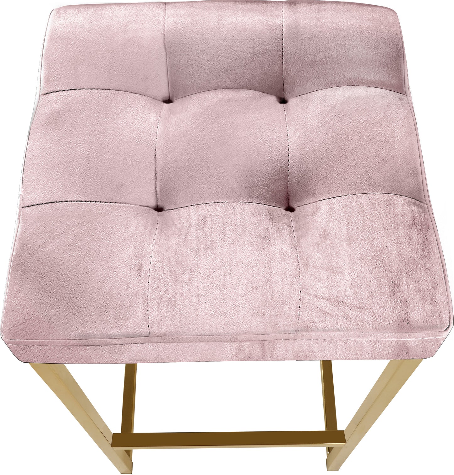 Nicola Velvet Stool - Furniture Depot (7679019254008)